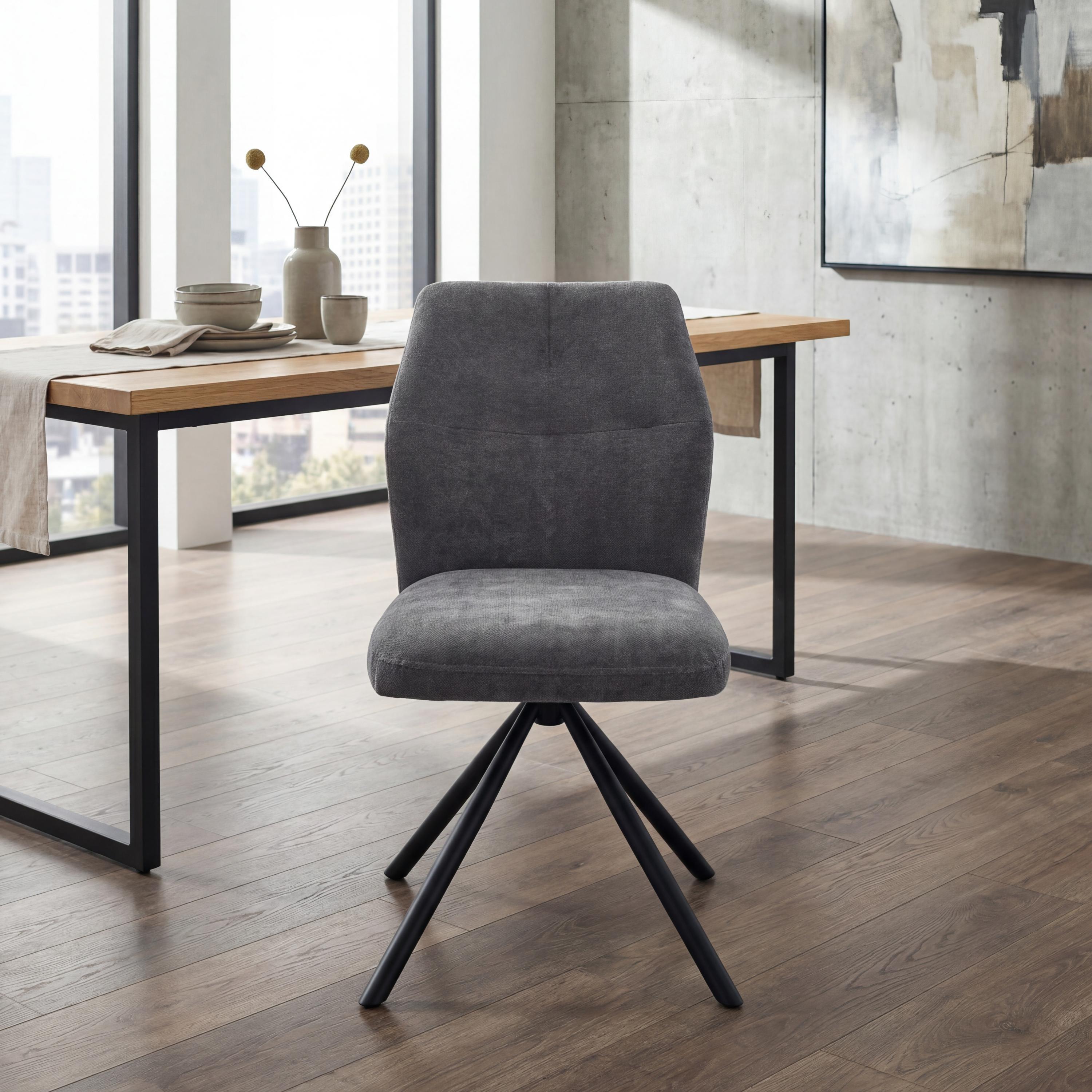 Charcoal - Shankar - Set of 2 Loxley Dining Chairs - 1