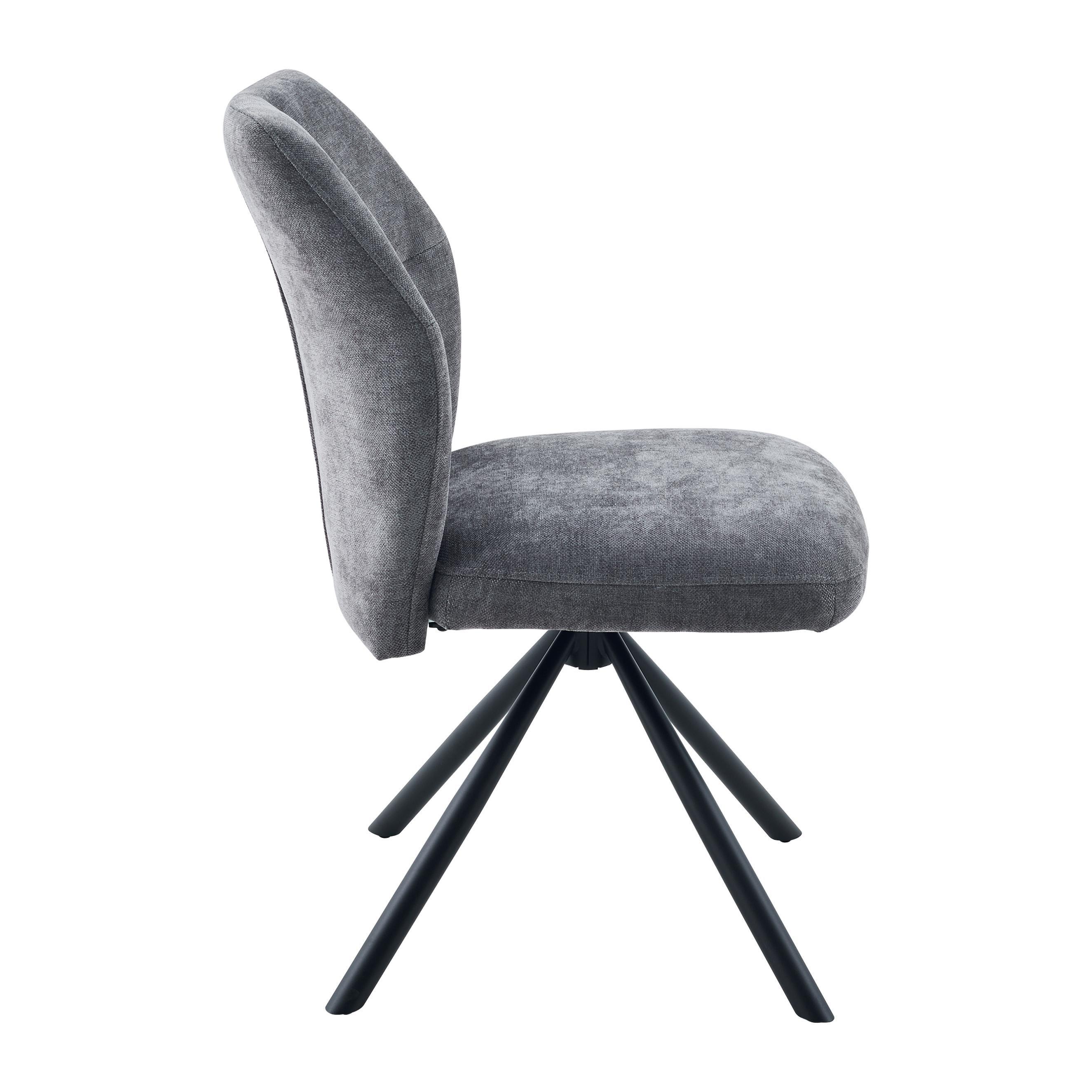 Charcoal - Shankar - Set of 2 Loxley Dining Chairs - 3