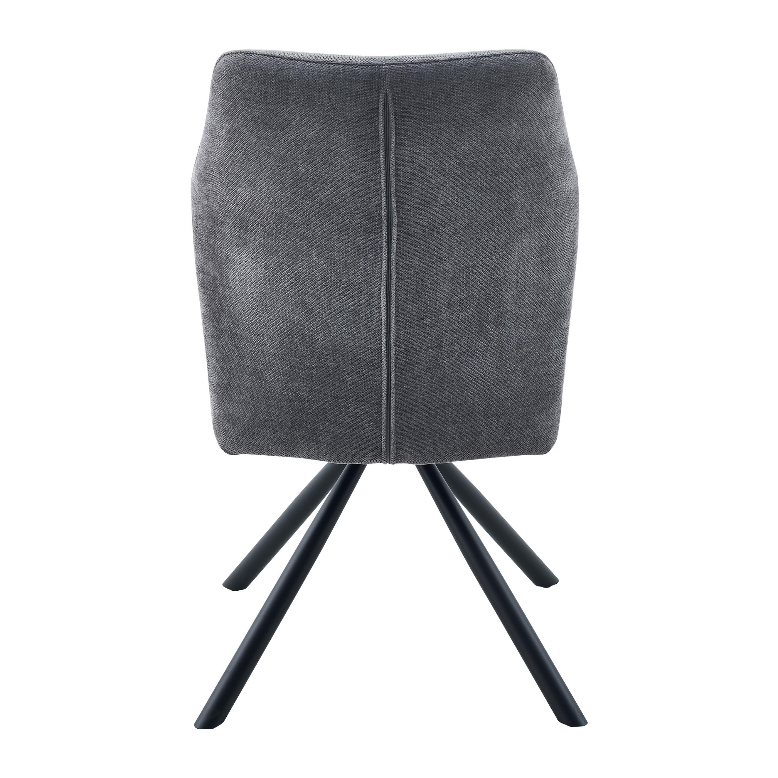 Charcoal - Shankar - Set of 2 Loxley Dining Chairs - 5