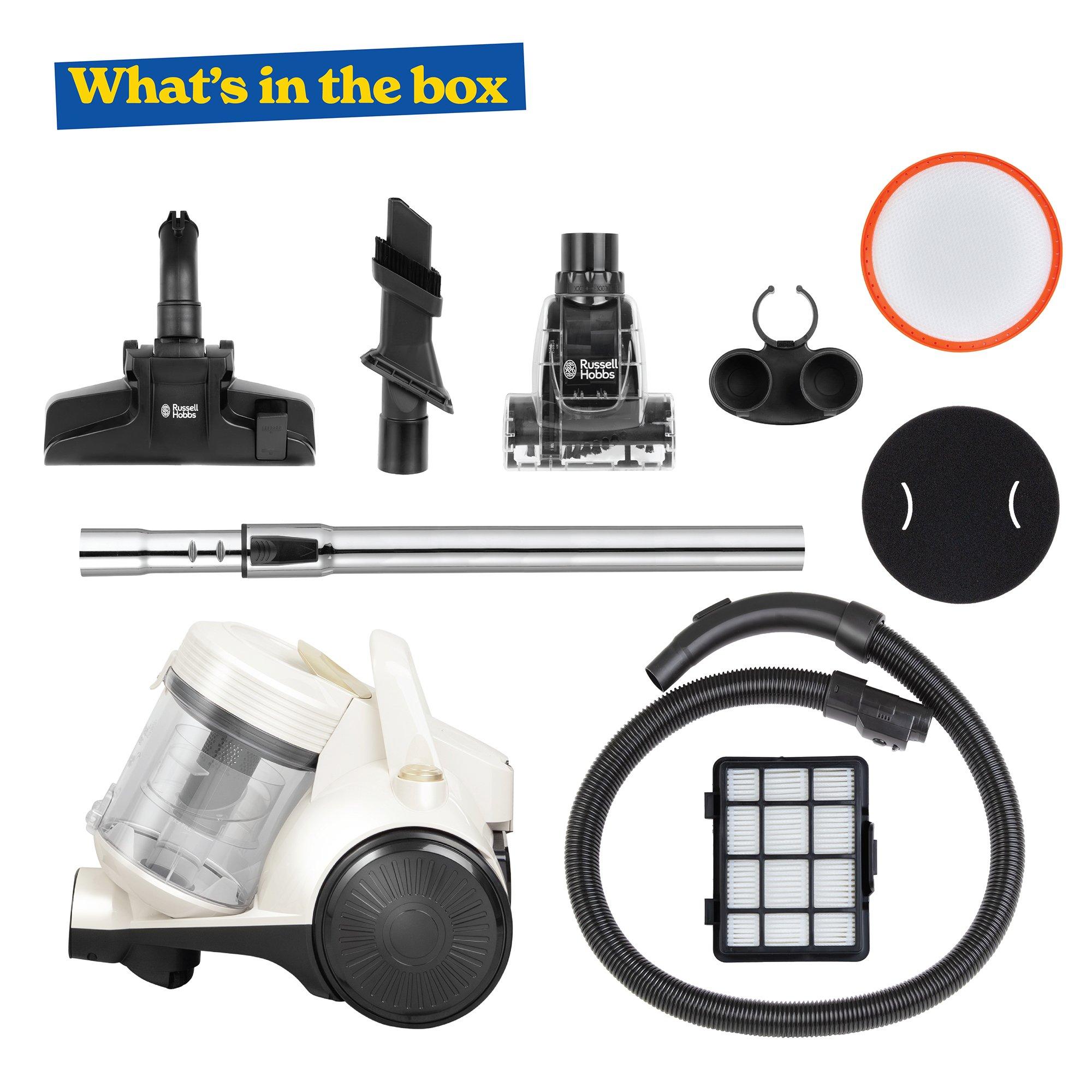 Cream And Gold - Russell Hobbs - RHCV3602CG Atlas2 Pet Cylinder Vacuum-Cream & Gold - 3