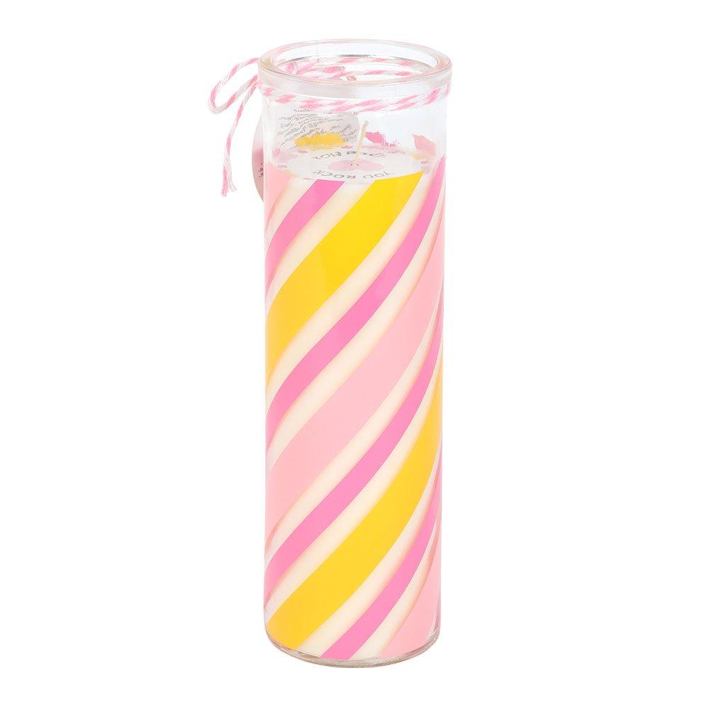Pink - Something Different - Candy Stripe Candyfloss Tube Candle - 3