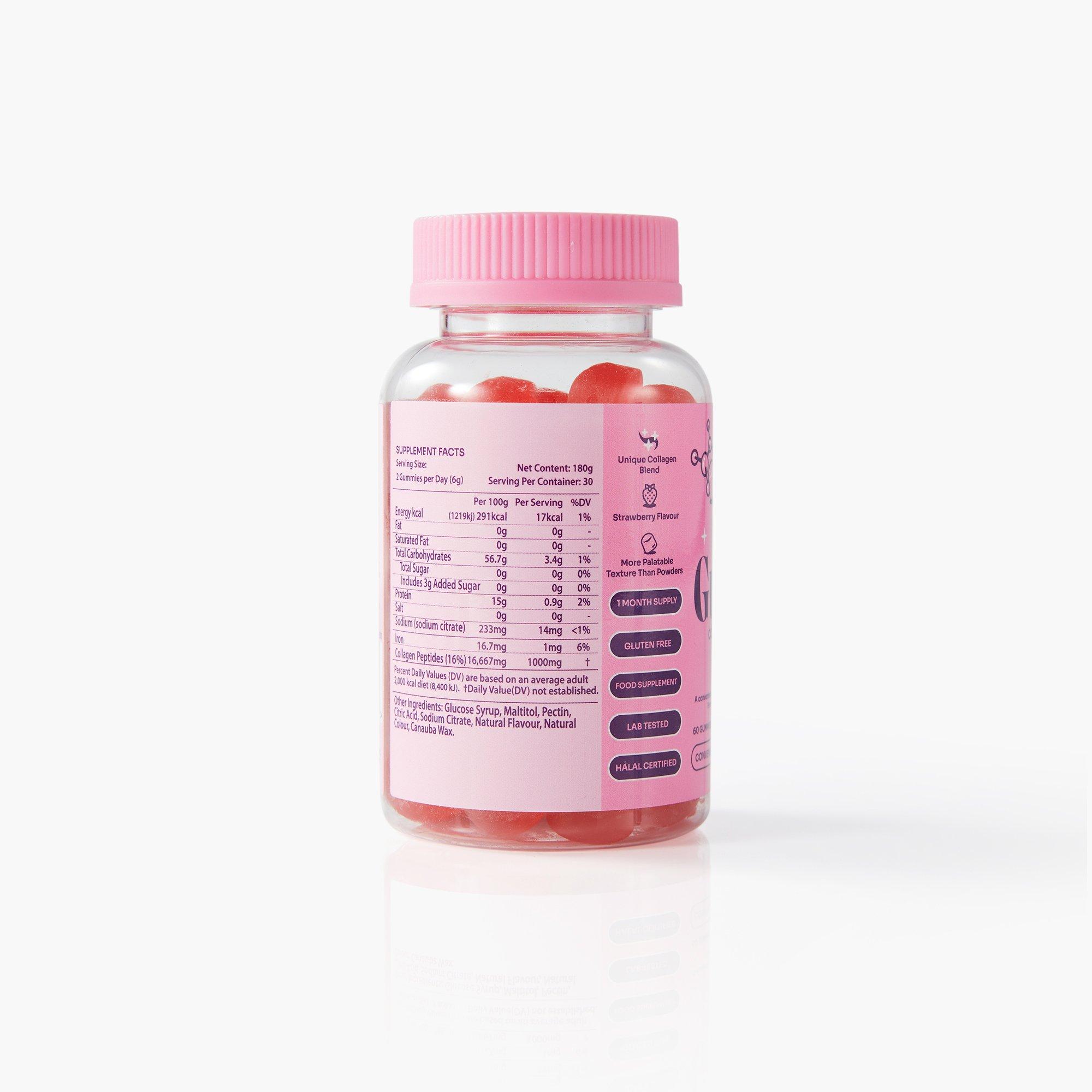 Pink - Myga - Myga Collagen Gummies – 60 Gummies - 3