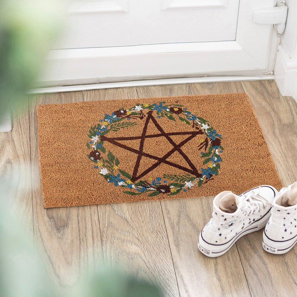 White - Something Different - Natural Solstice Wreath Doormat - 1