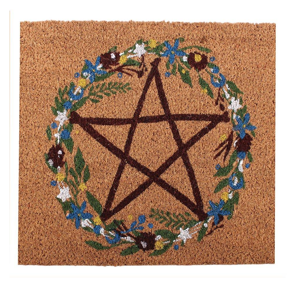 White - Something Different - Natural Solstice Wreath Doormat - 3