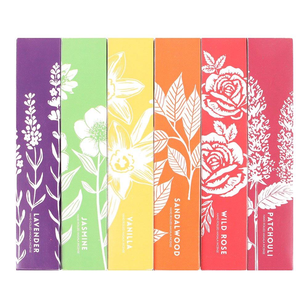 Multi - Something Different - Aromatic Botanical Masala Incense Stick Set - 4