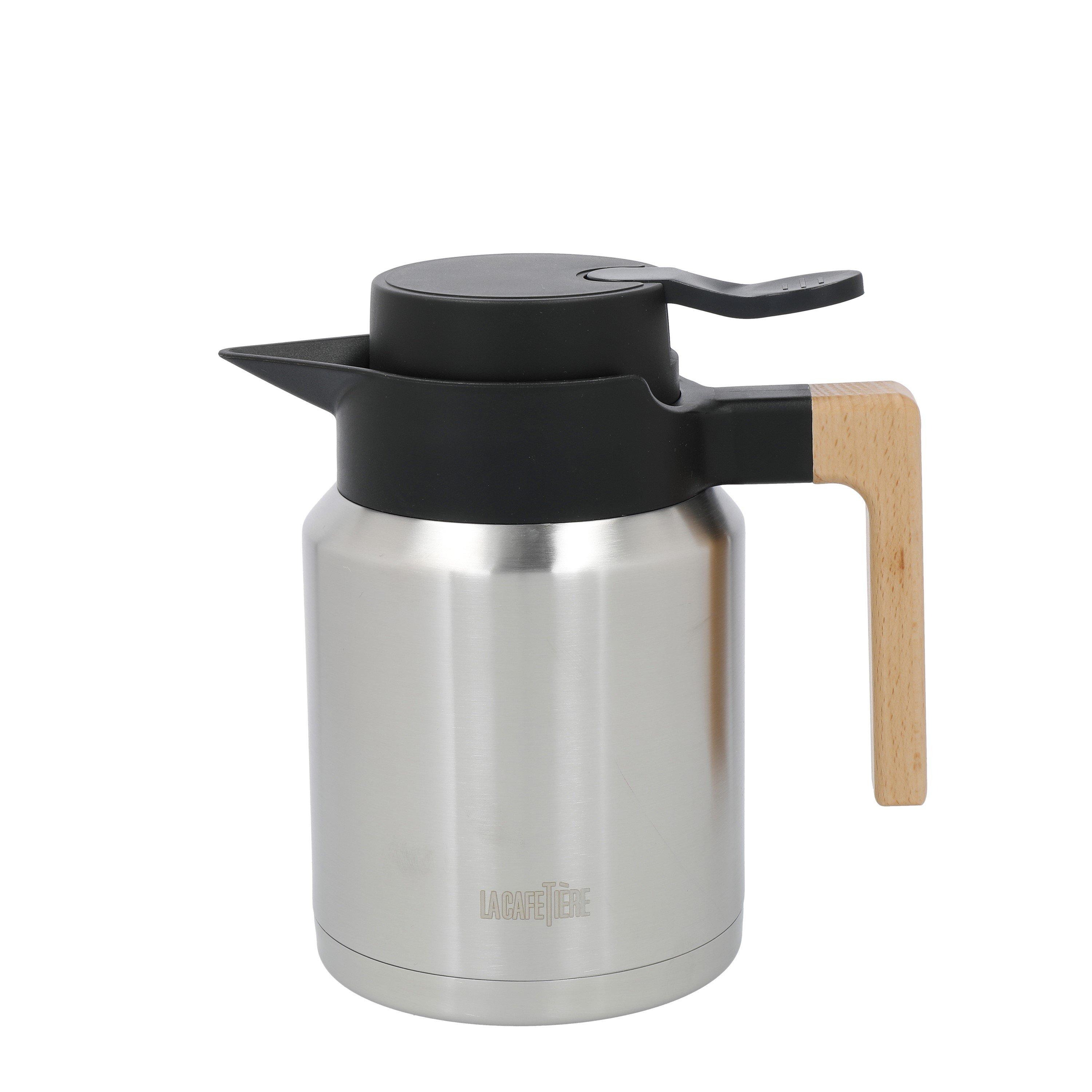 Silver - La Cafetiere - La Cafetière Double Walled Vacuum Jug - 1