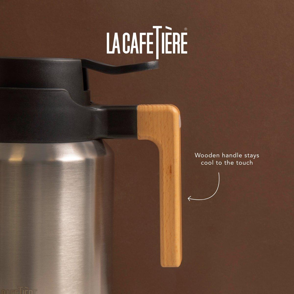 Silver - La Cafetiere - La Cafetière Double Walled Vacuum Jug - 3