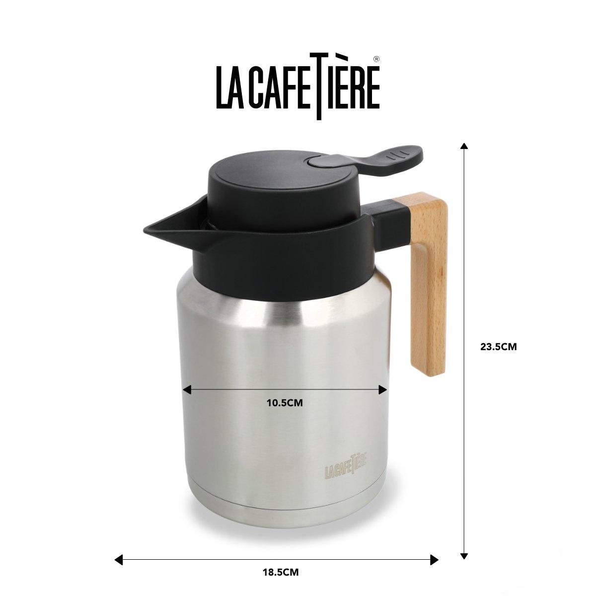 Silver - La Cafetiere - La Cafetière Double Walled Vacuum Jug - 4