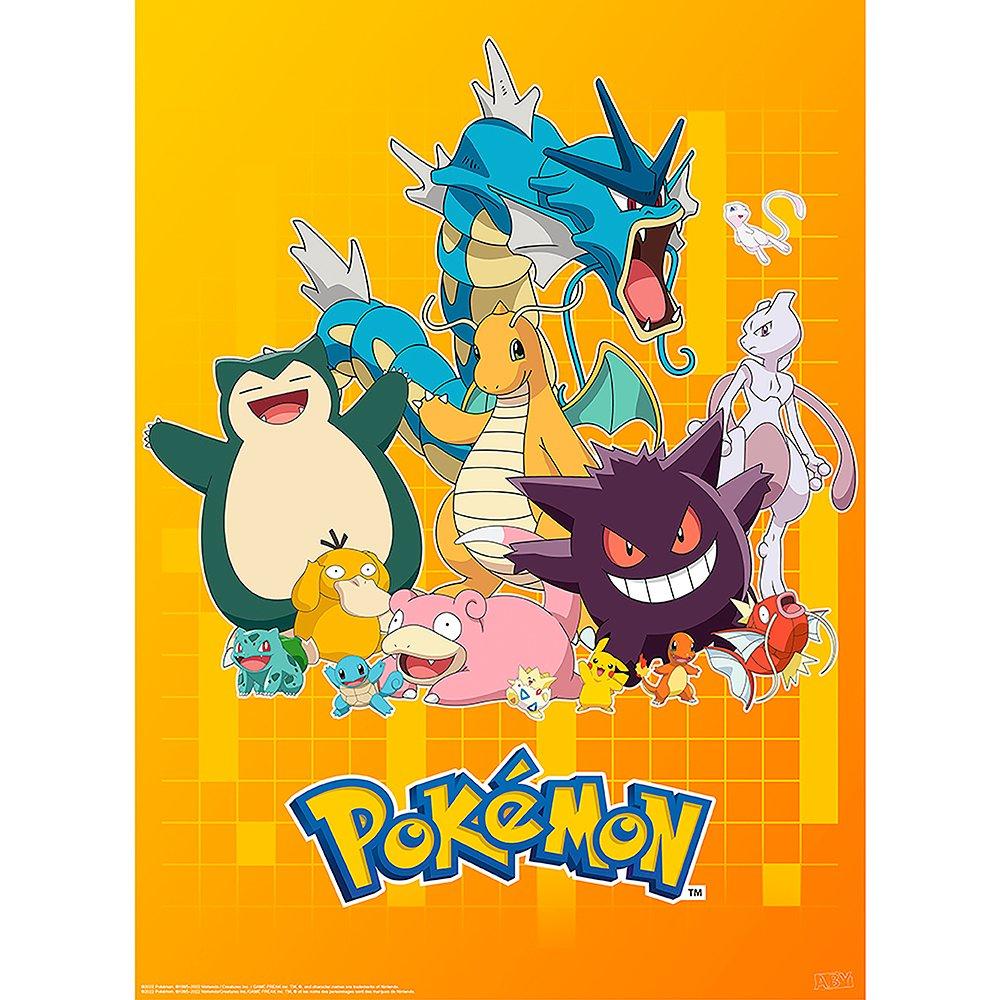 Multi Format An - Pokemon - Pokémon Set 2 Chibi Posters Personnages colorés - 3