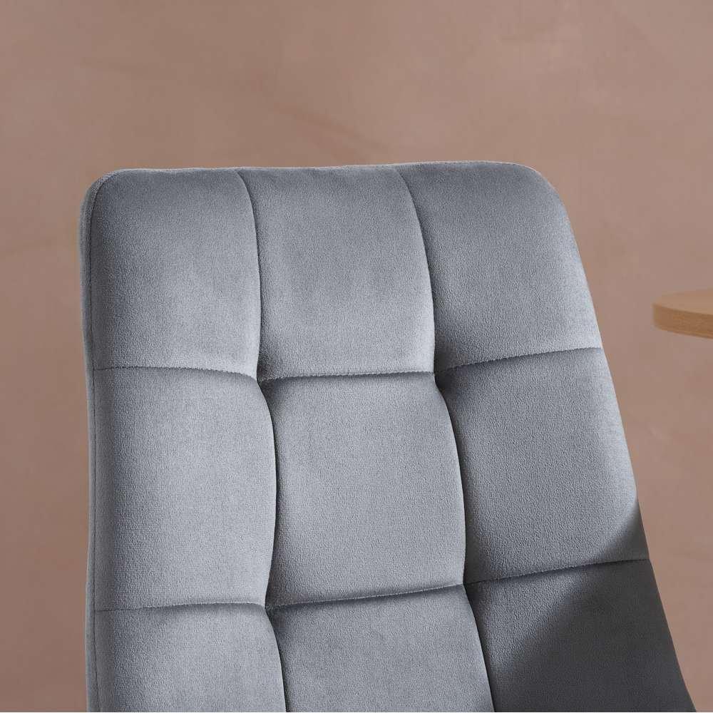 Grey - Birlea - Axel Pair Of Dining Chairs - 2