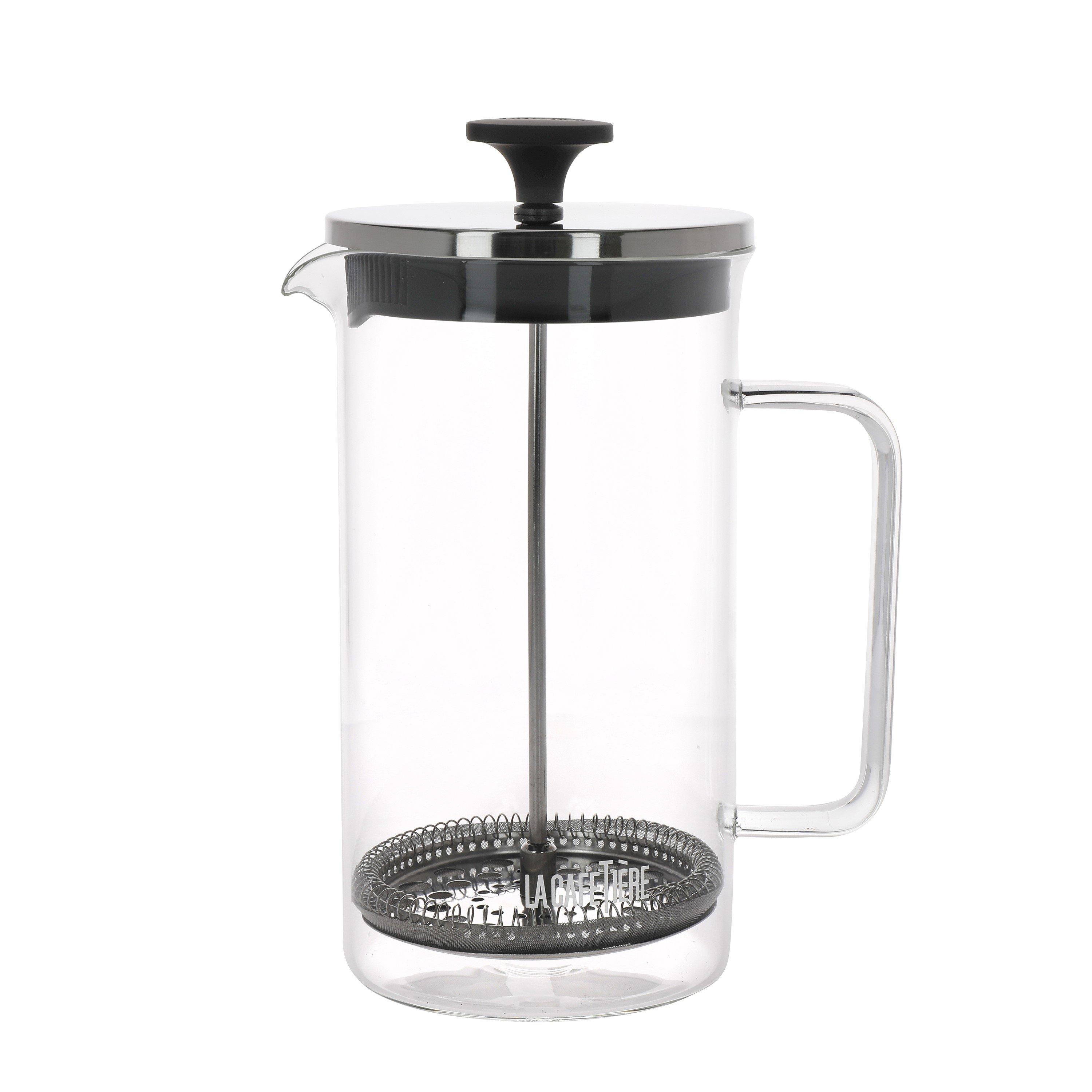 La Cafetiere  Transparent La Cafetière All-Glass French Press Coffee Maker - 1L