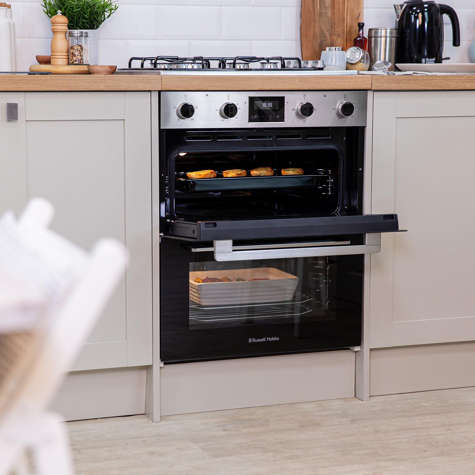 Stainless Steel - Russell Hobbs - RH72DEO1002SS/02 Built-In Double Oven - 5