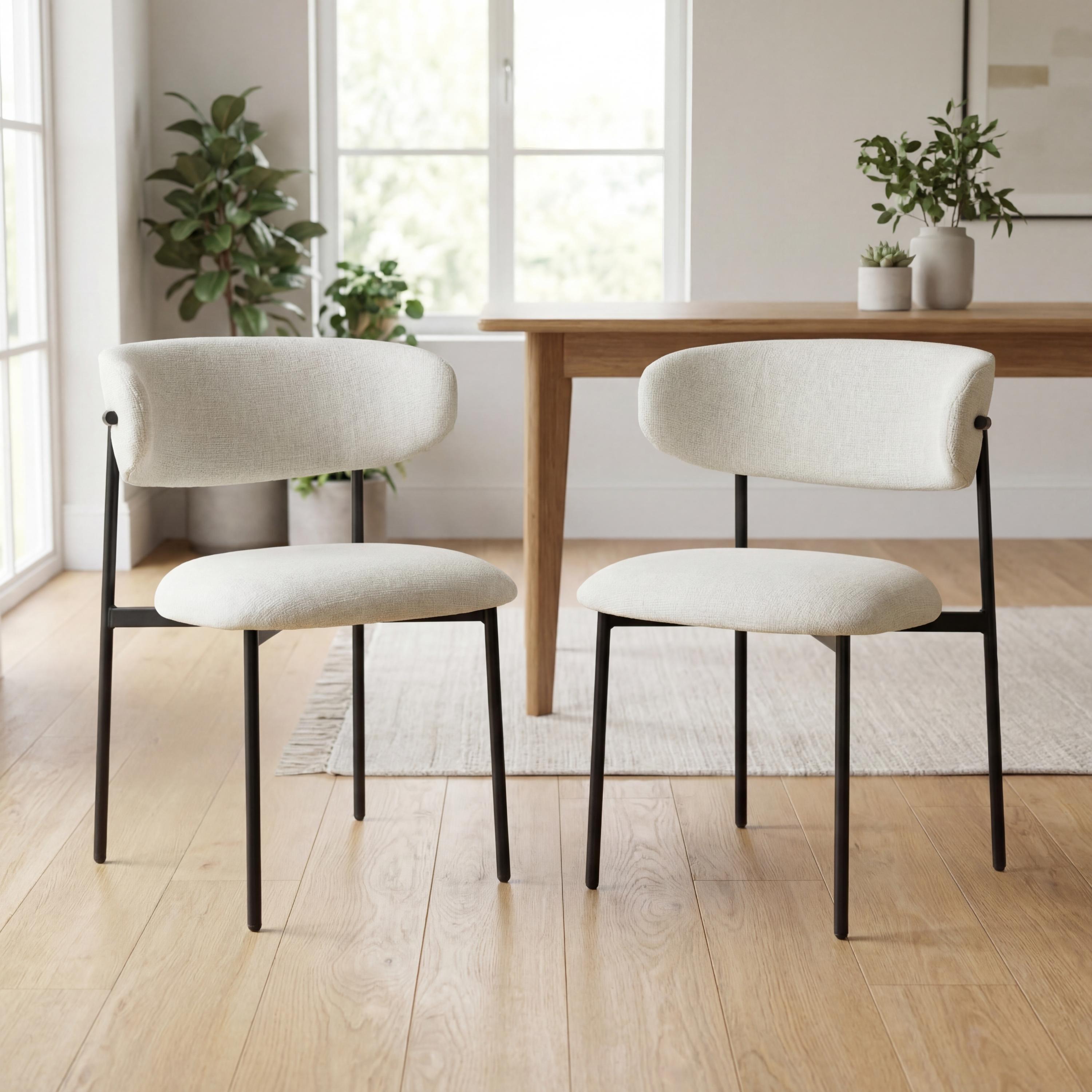 Natural - Shankar - Set of 2 Elmsley Dining Chairs - 1