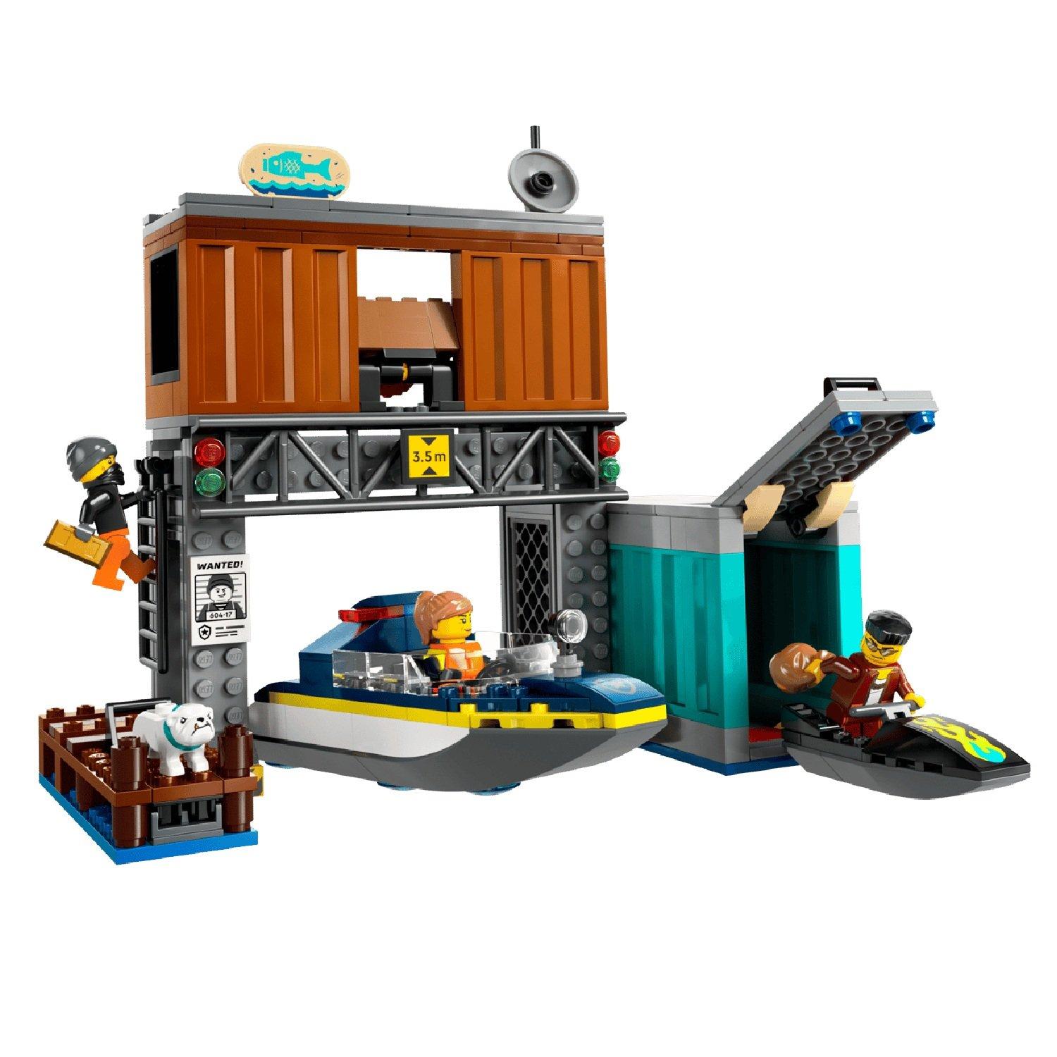 Multi - LEGO - City Police Speedboat & Crooks -  60417 (Retired) - 2