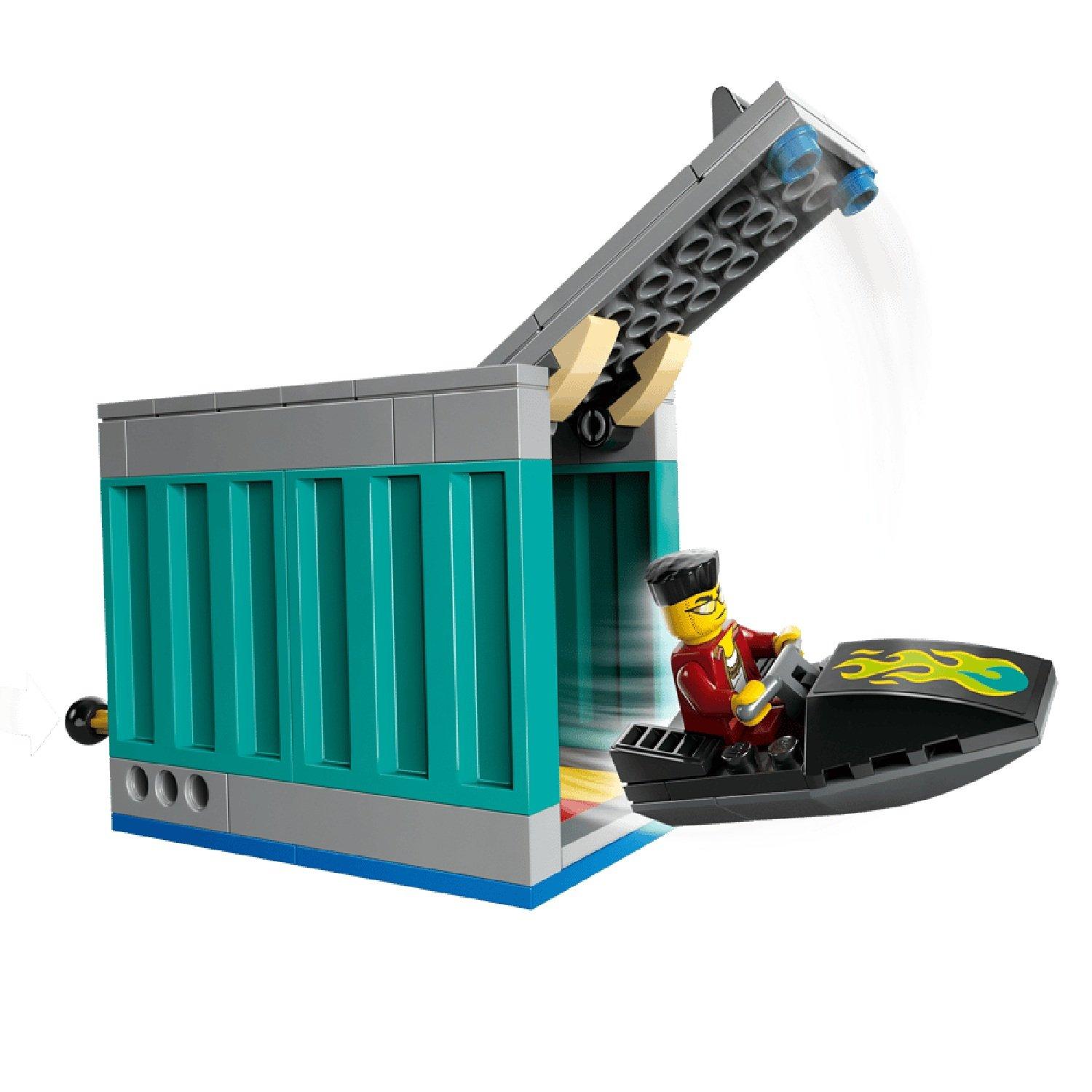 Multi - LEGO - City Police Speedboat & Crooks -  60417 (Retired) - 4