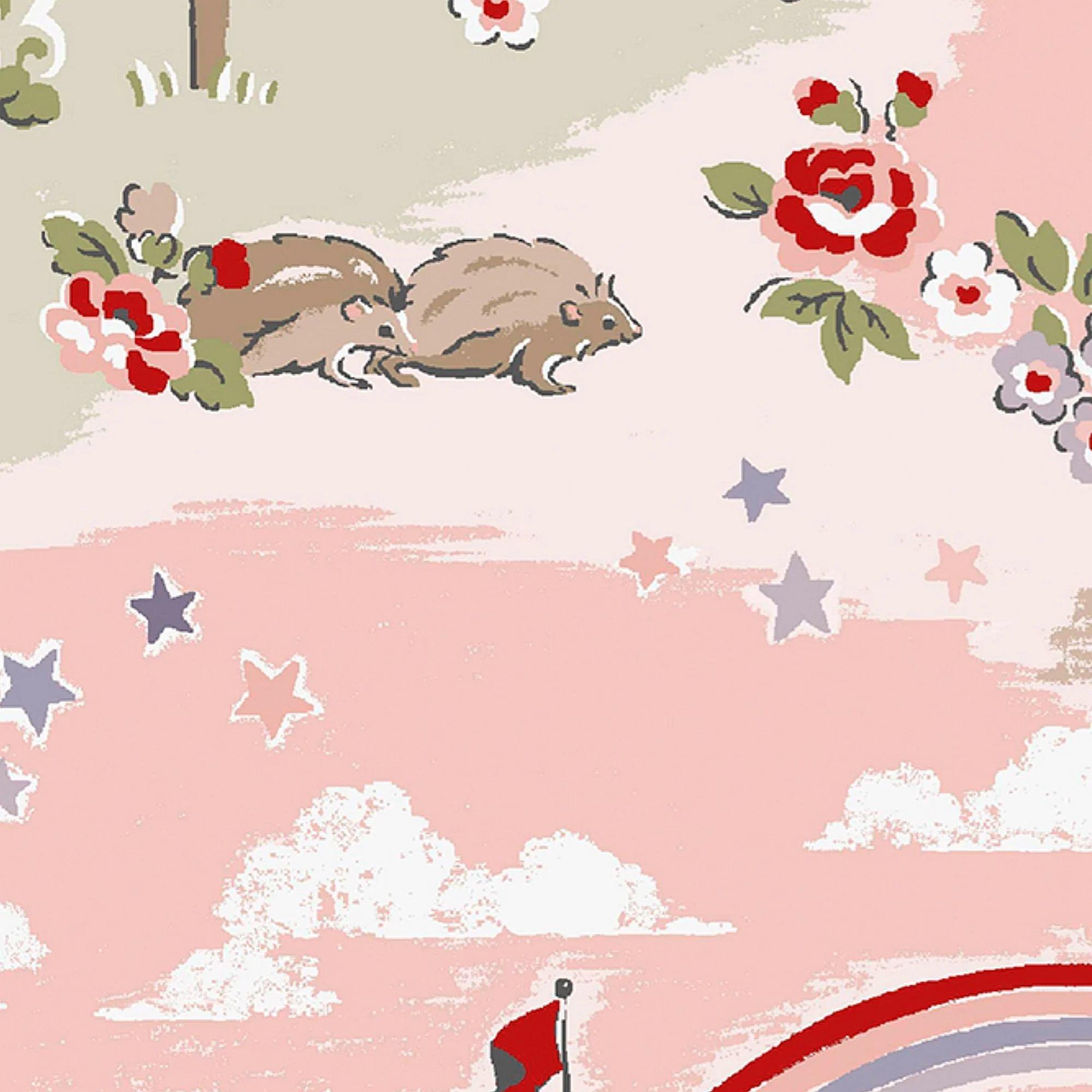 Pink - Cath Kidston - Unicorn Pink Wallpaper - 4