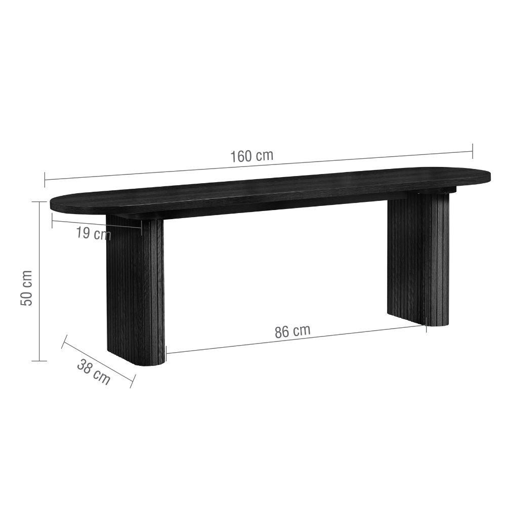 Black - Birlea - Axel Dining Bench - 9