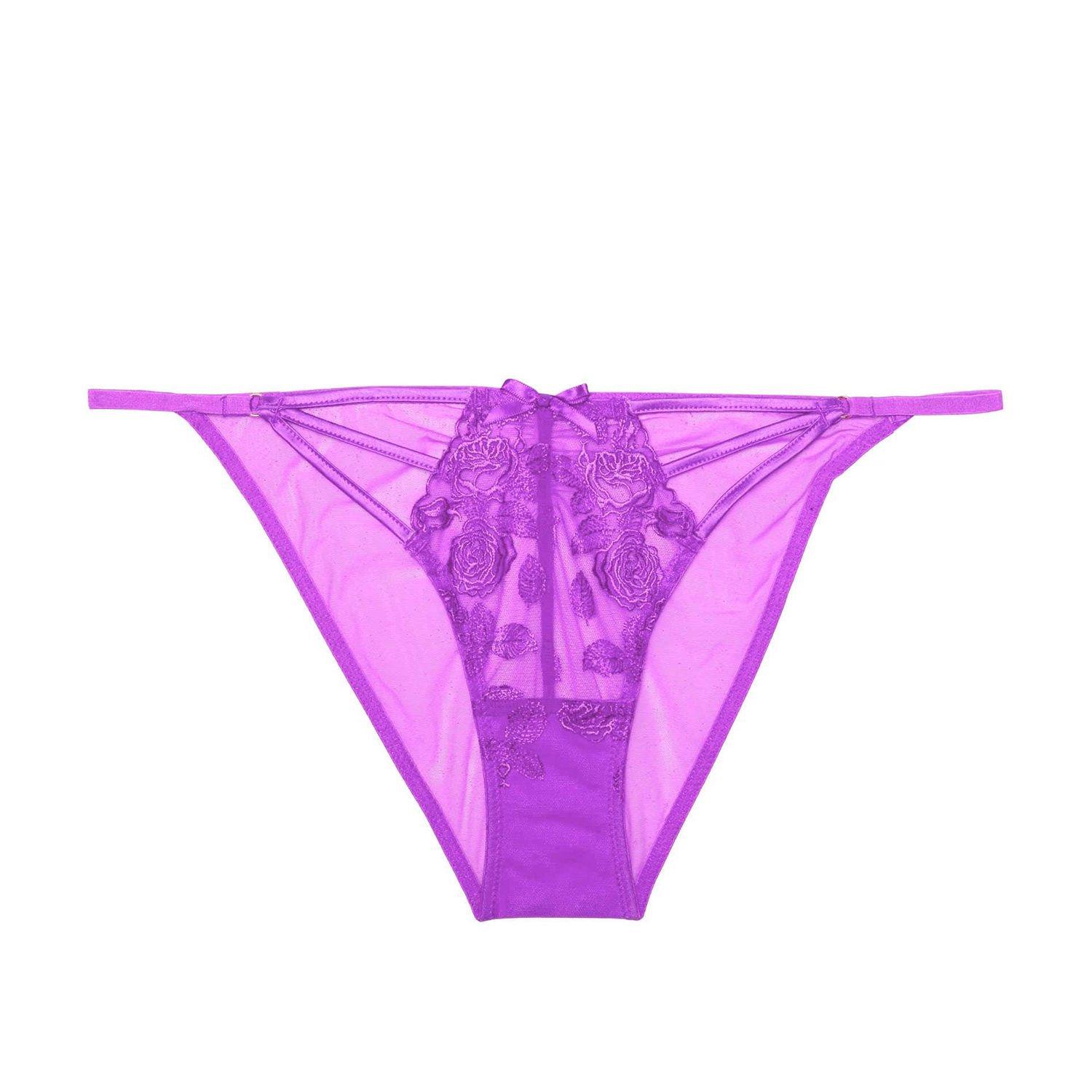 Purple - Playful Promises - Rosanna Purple Embroidery Brief - 4