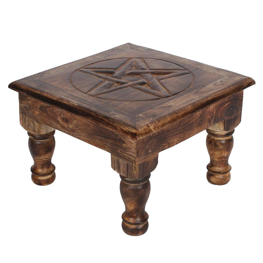 Something Different  Pentagram Altar Table - Brown