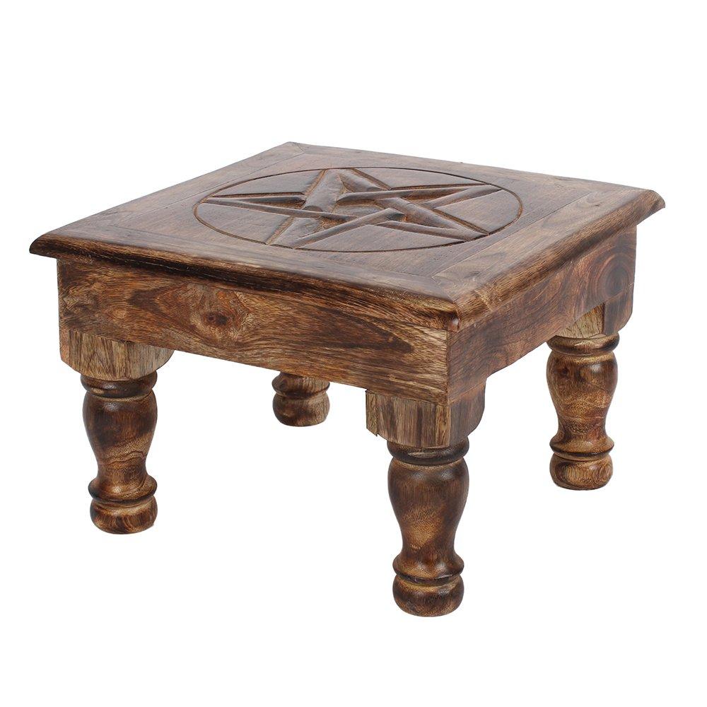 Brown - Something Different - Pentagram Altar Table - 2