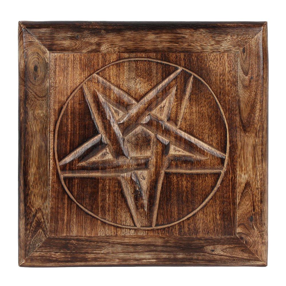 Brown - Something Different - Pentagram Altar Table - 3
