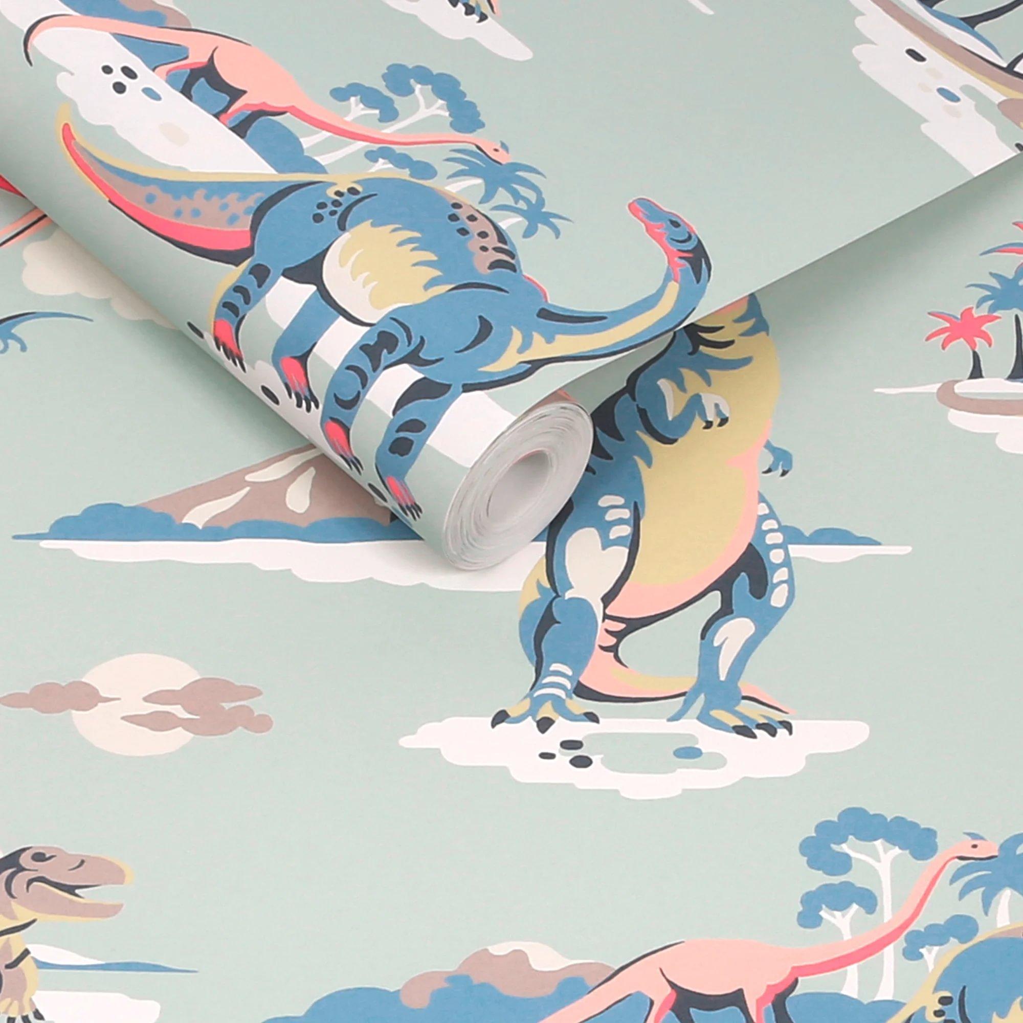 Duckegg - Cath Kidston - Dinosaurs Duckegg Wallpaper - 3