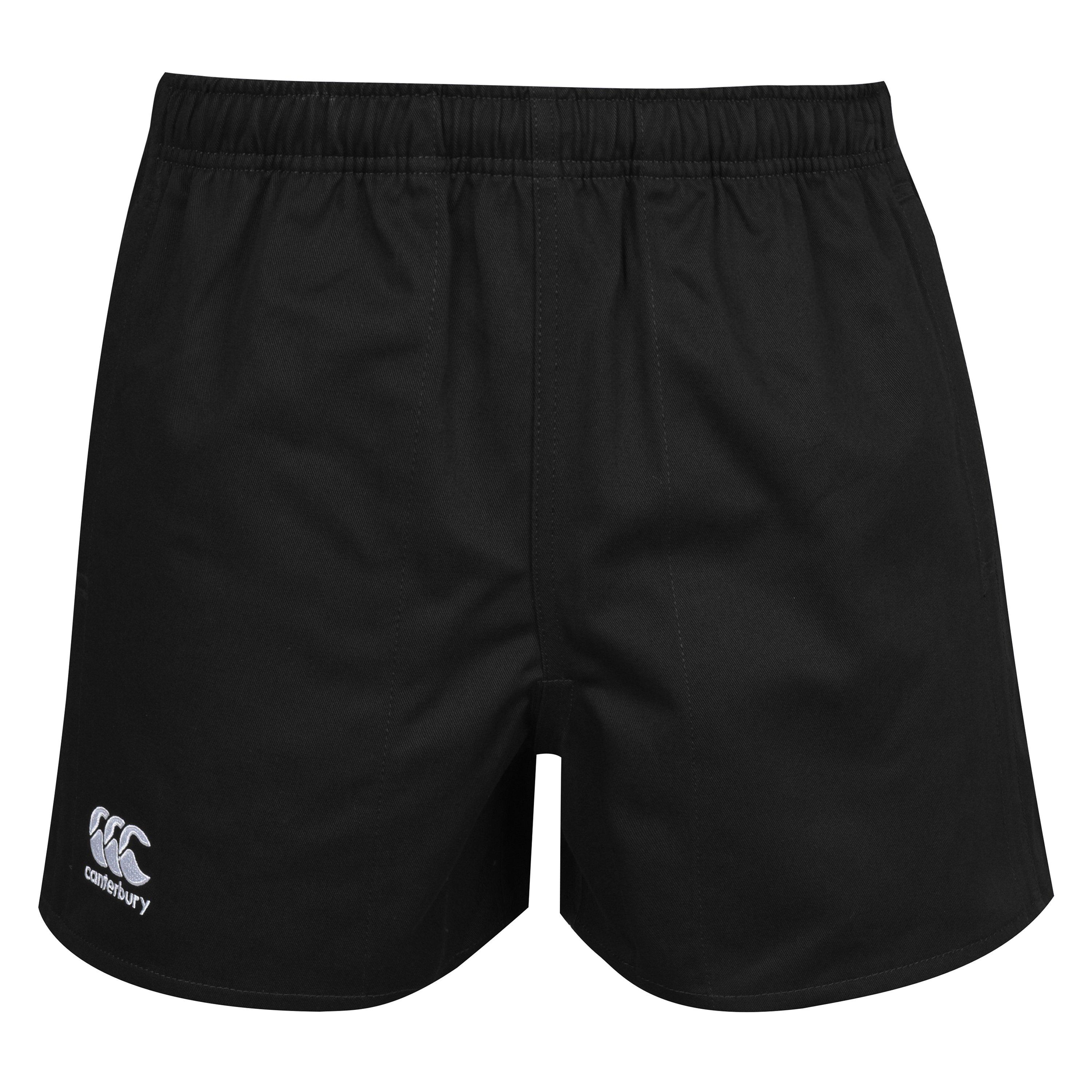 Black canterbury rugby shorts on sale