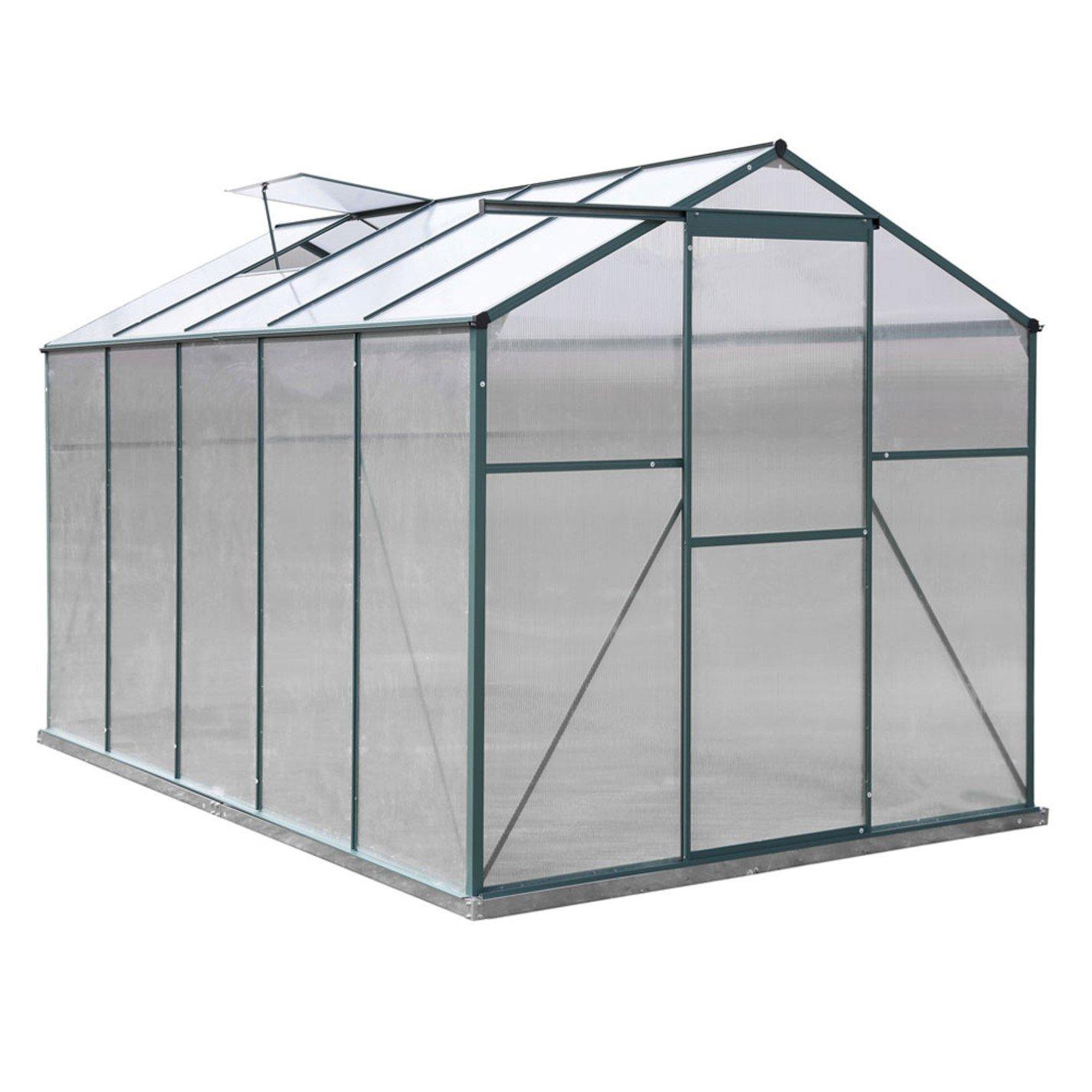 Green - Breeins - Outdoor 10x6Fts Garden Greenhouse with No Base - 3