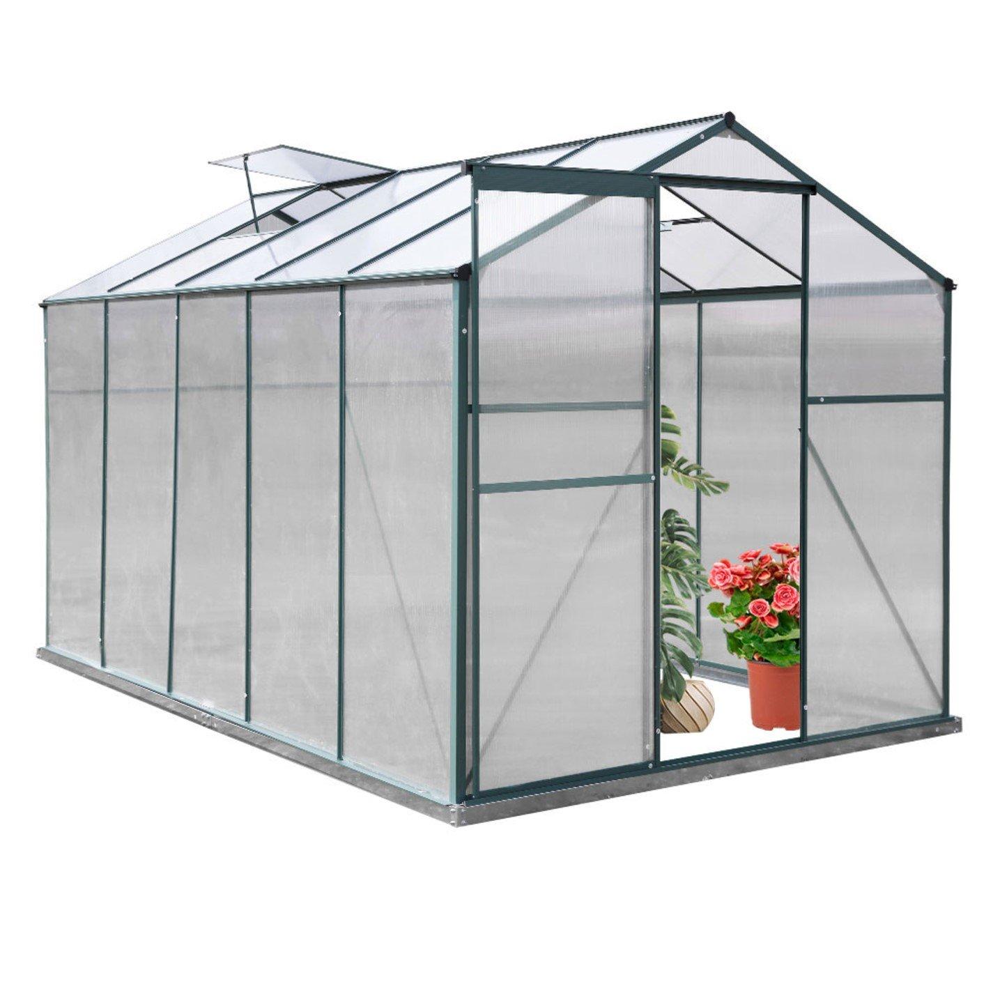 Green - Breeins - Outdoor 10x6Fts Garden Greenhouse with No Base - 4