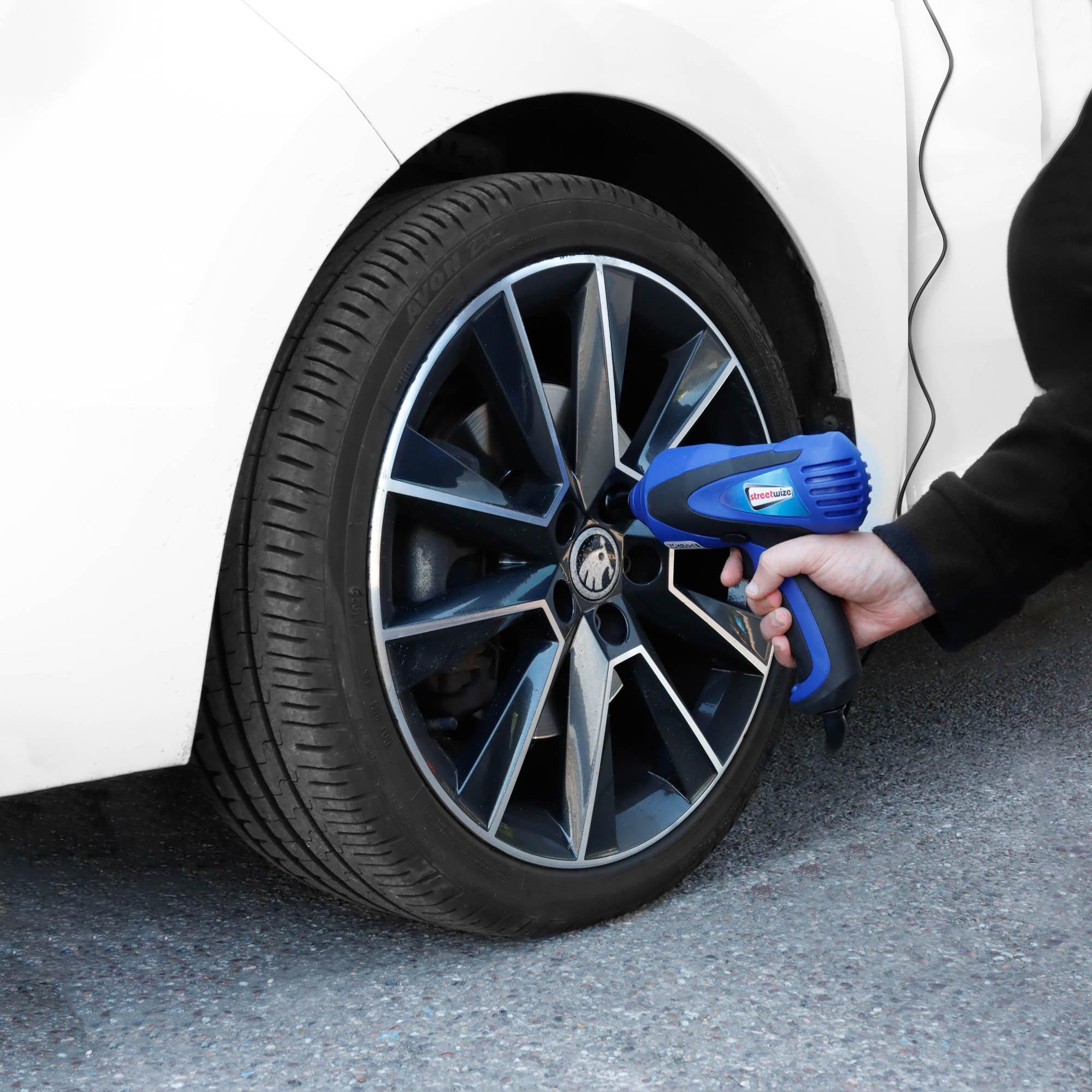 Blue - Streetwize - 12V Electric Impact Wrench With Build-In LED - 2