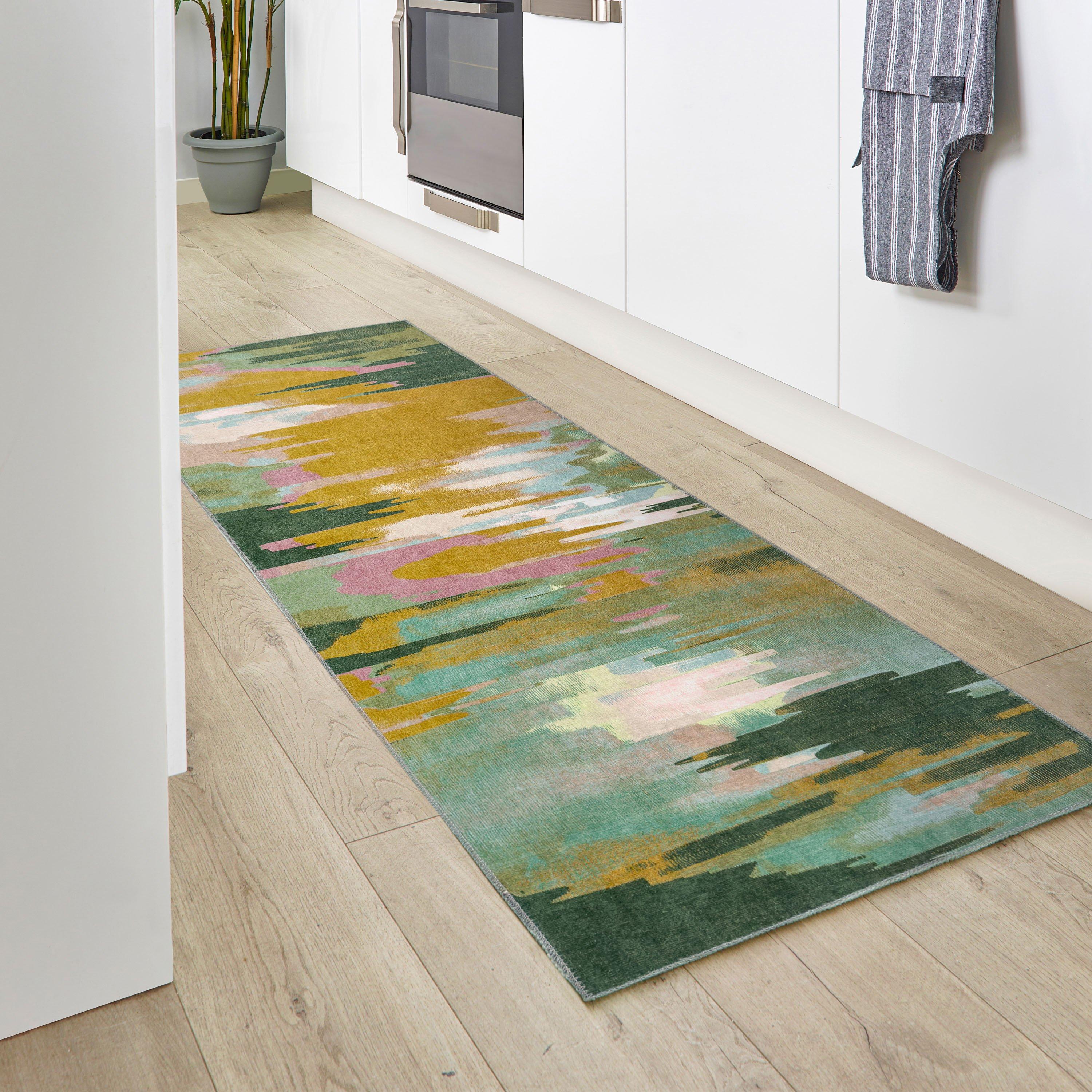 Washable Sedona Green/Ochre