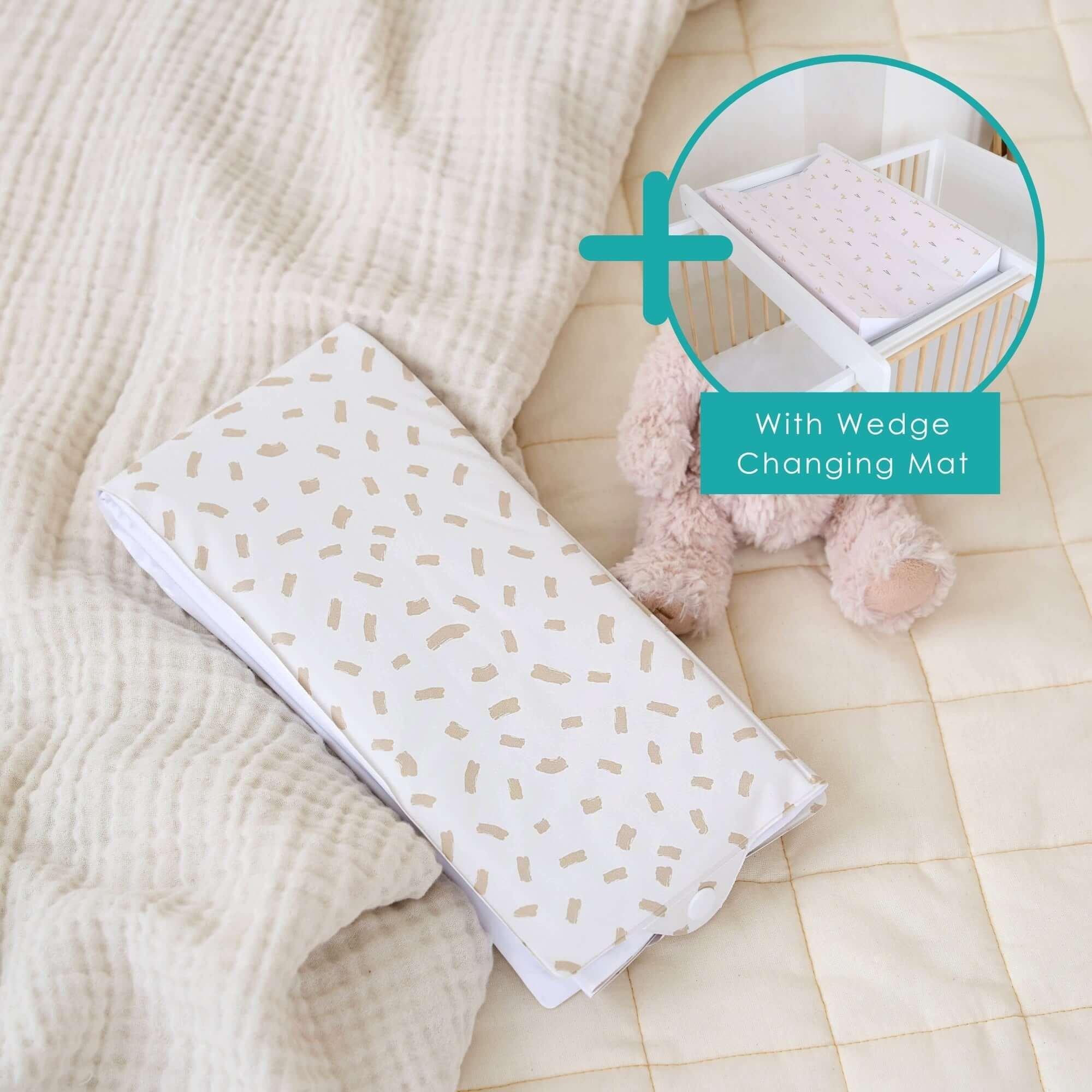 Multi - Clair De Lune - Dash Wedge and Travel Changing Mat Bundle - 1