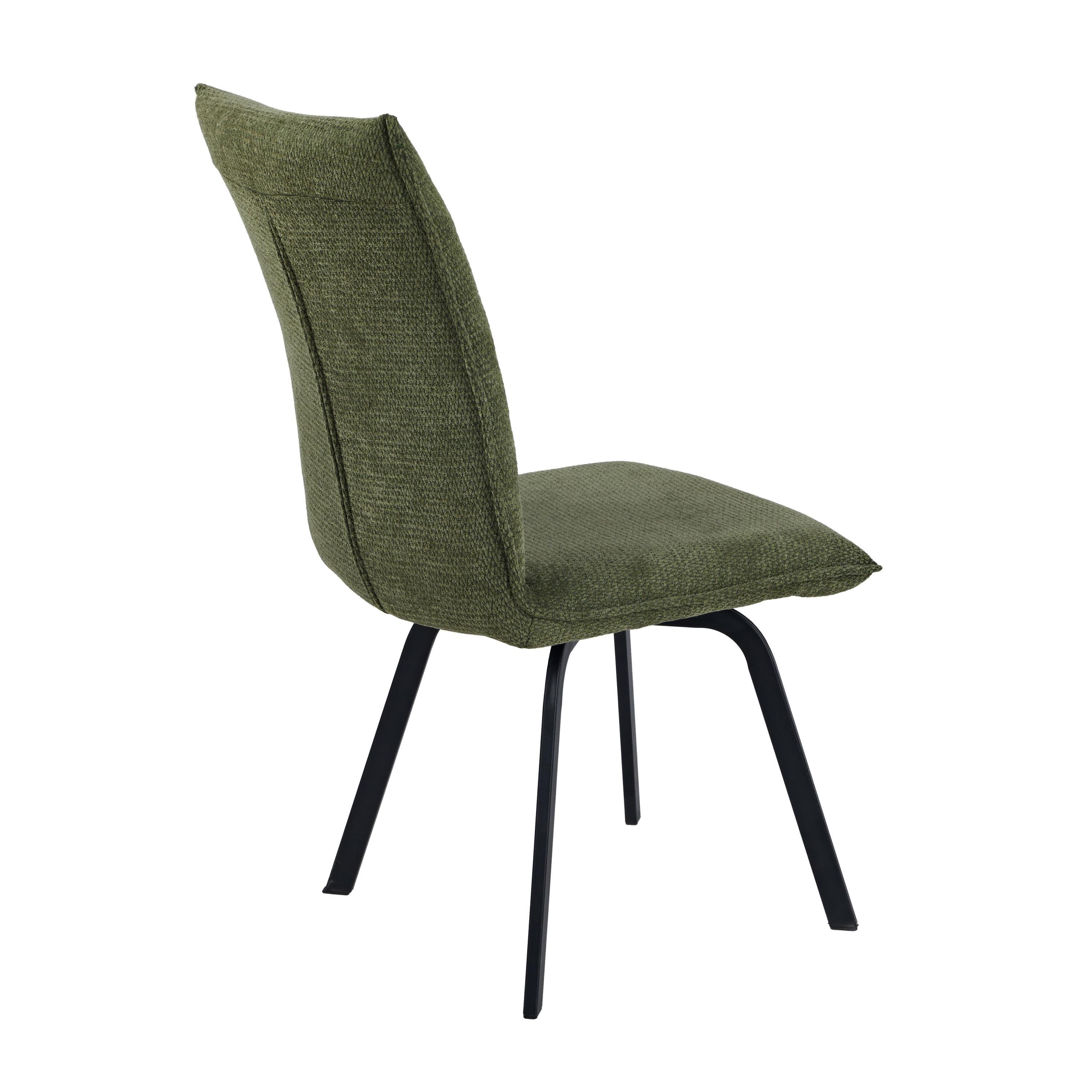 Green - Shankar - Set of 2 Fernley Green Upholstered Dining Chairs - 2
