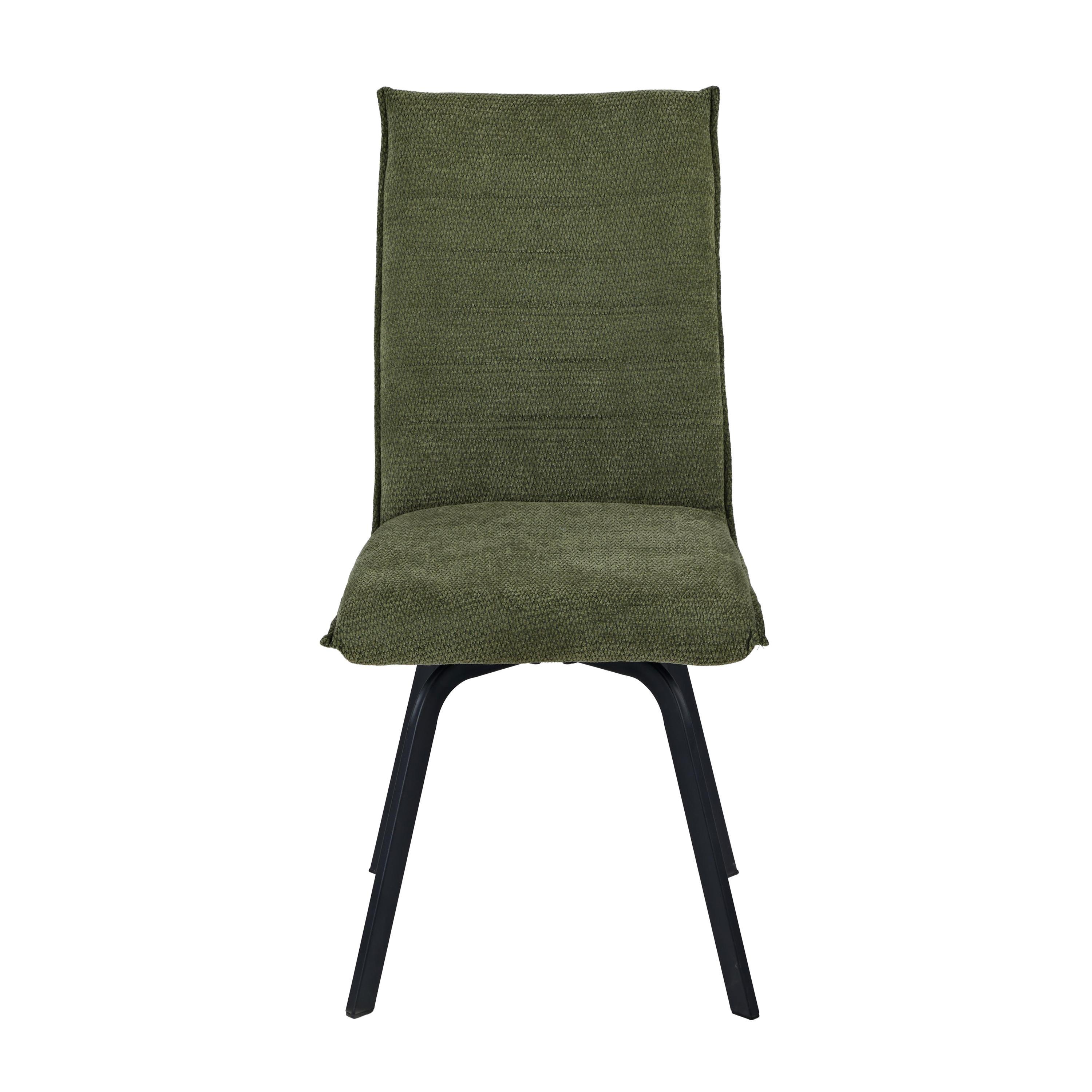 Green - Shankar - Set of 2 Fernley Green Upholstered Dining Chairs - 4