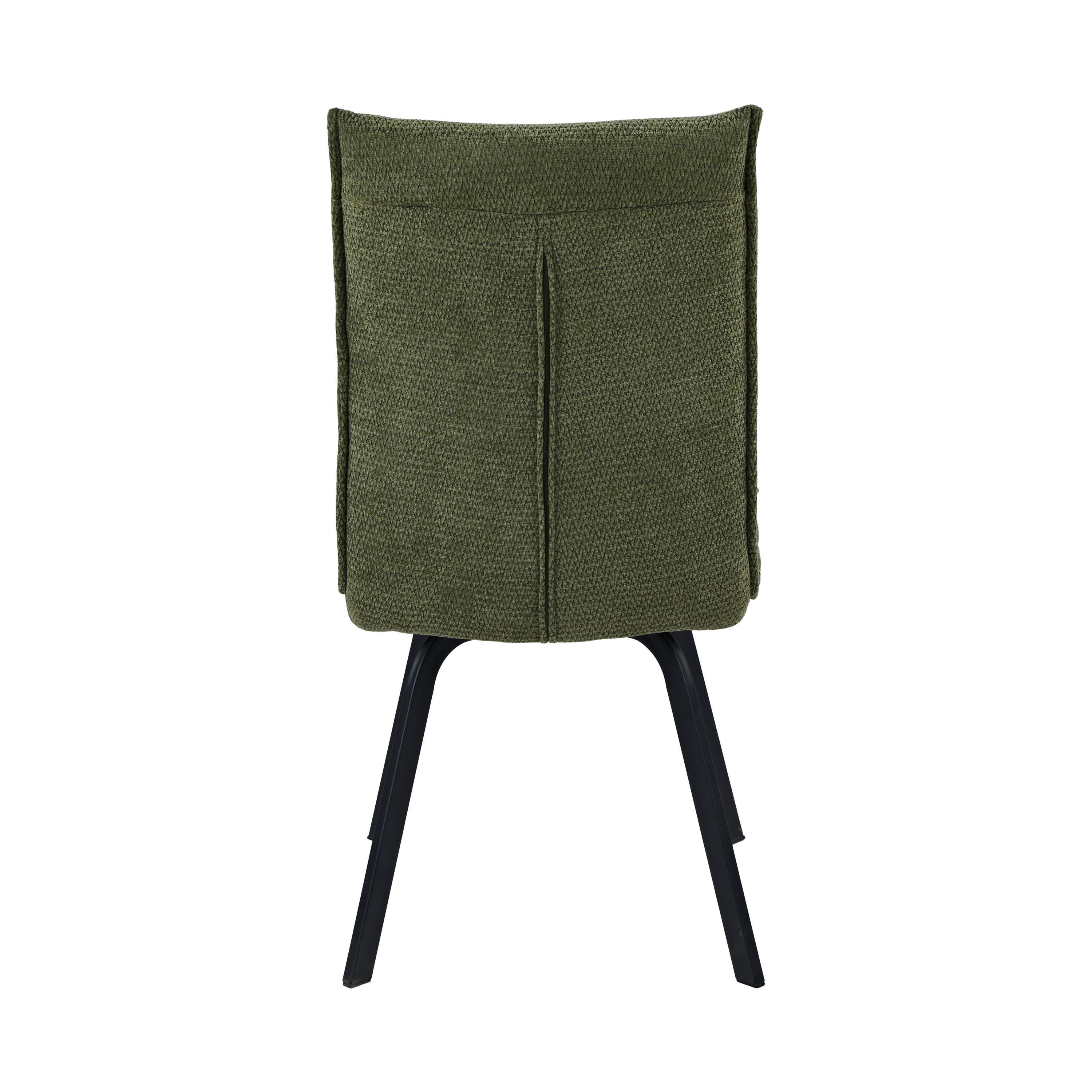 Green - Shankar - Set of 2 Fernley Green Upholstered Dining Chairs - 5