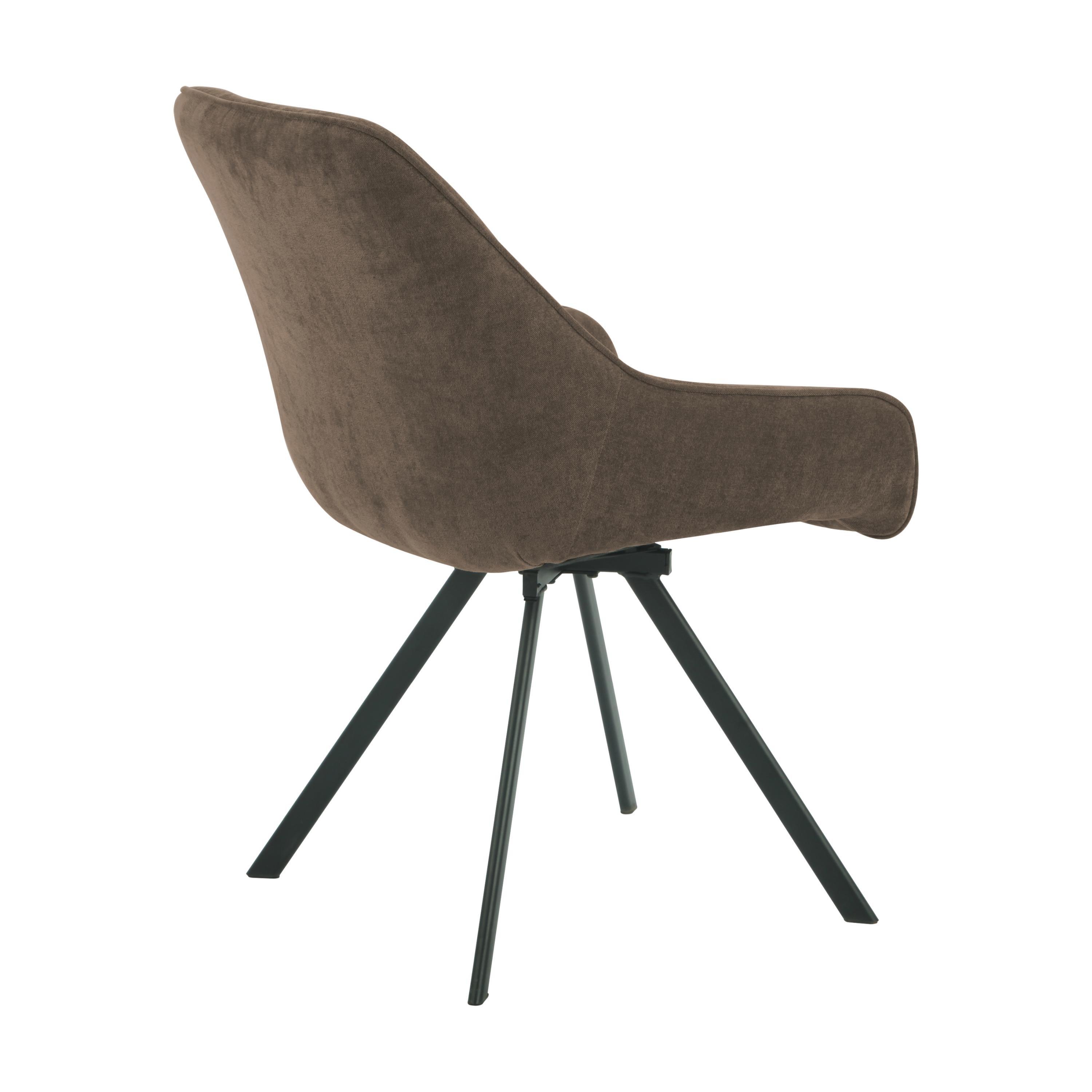 Brown - Shankar - Set of 2 Lockton Upholstered Dining Chairs - 2