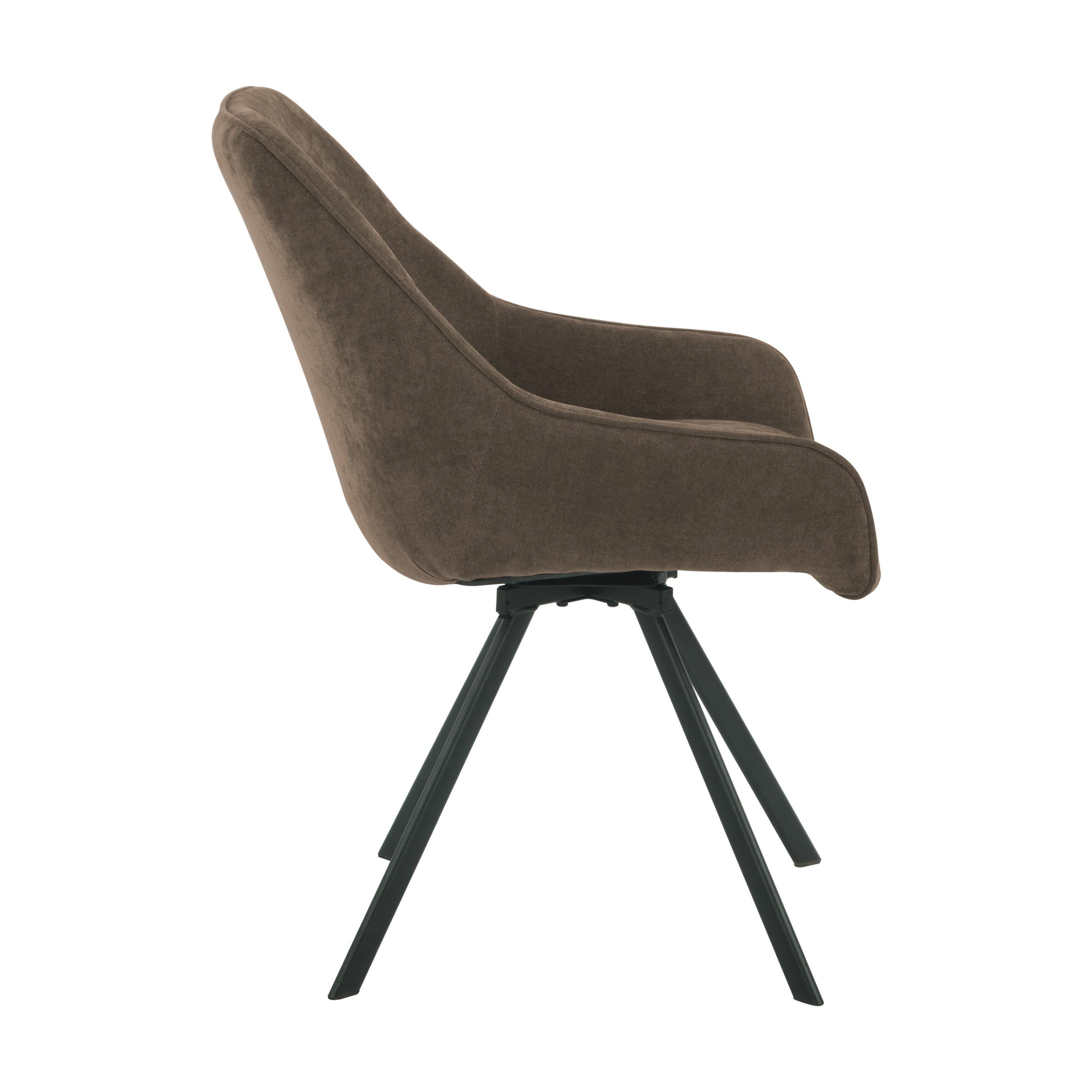Brown - Shankar - Set of 2 Lockton Upholstered Dining Chairs - 3
