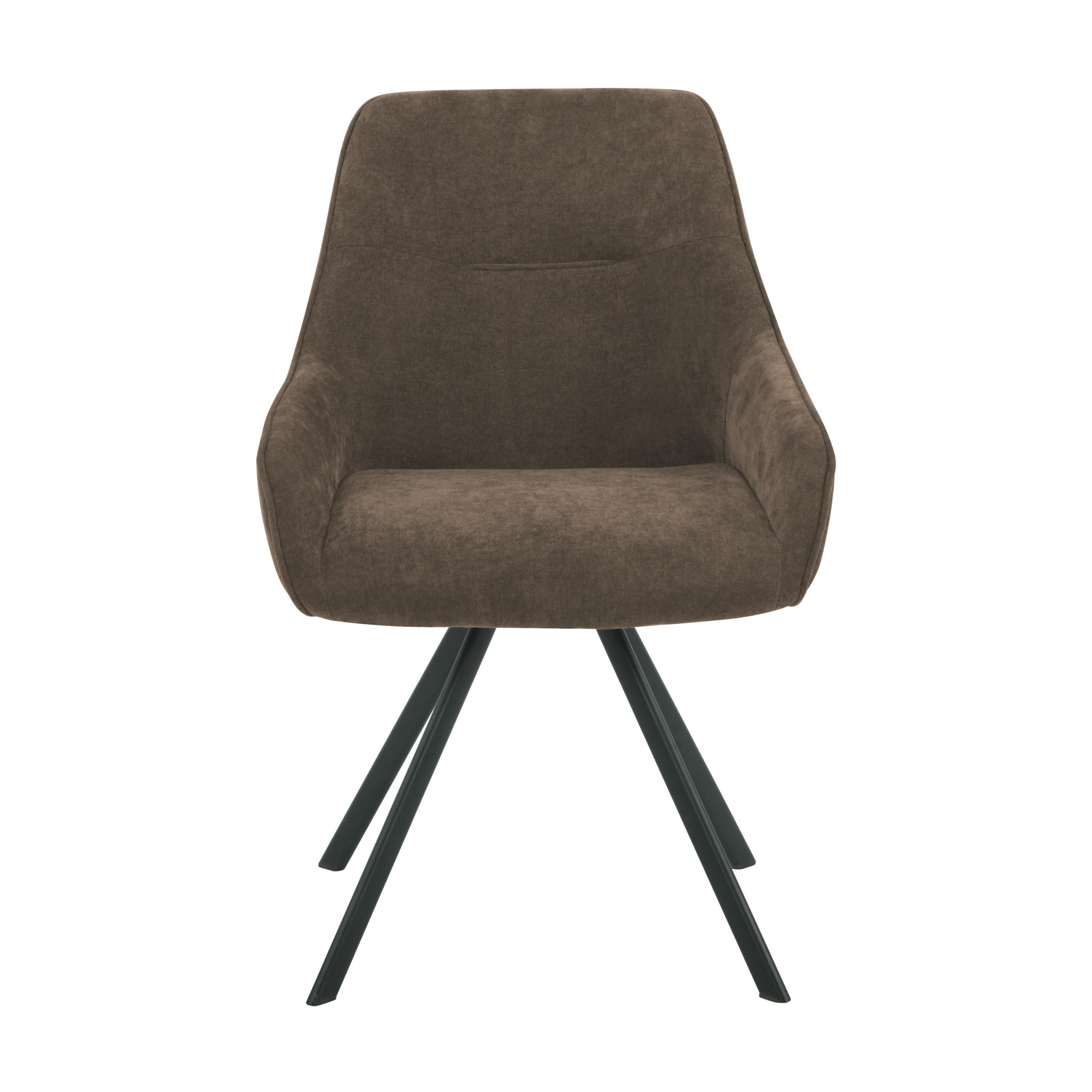 Brown - Shankar - Set of 2 Lockton Upholstered Dining Chairs - 4