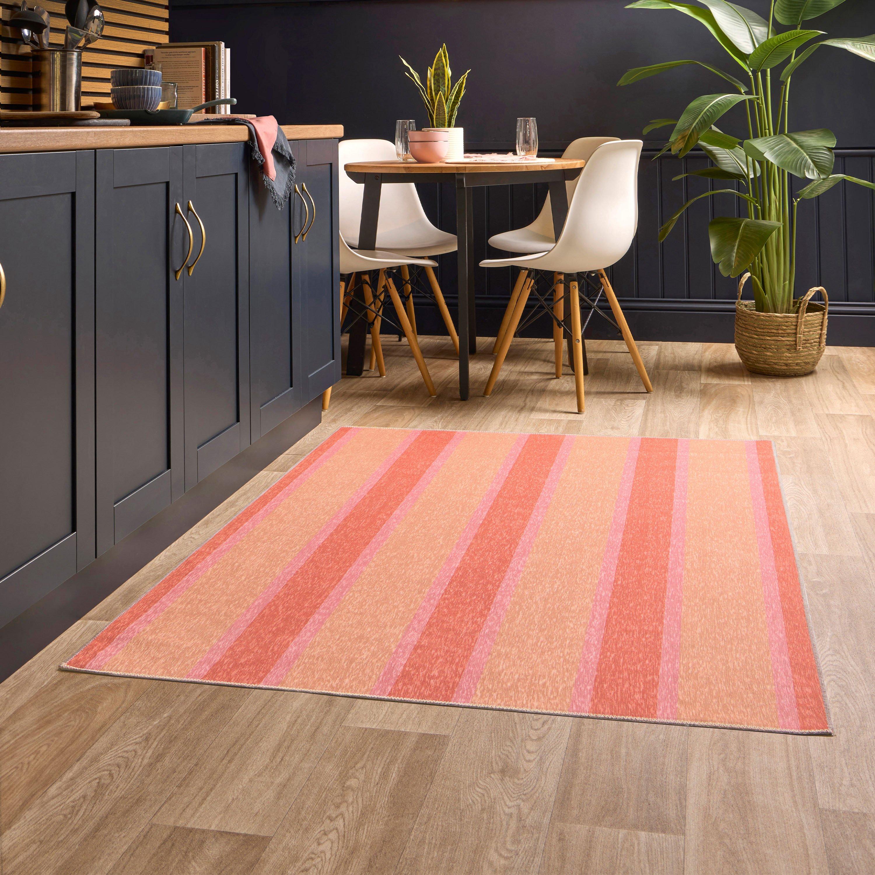 Pink - Origin - Washable Sorbet Stripe - 1