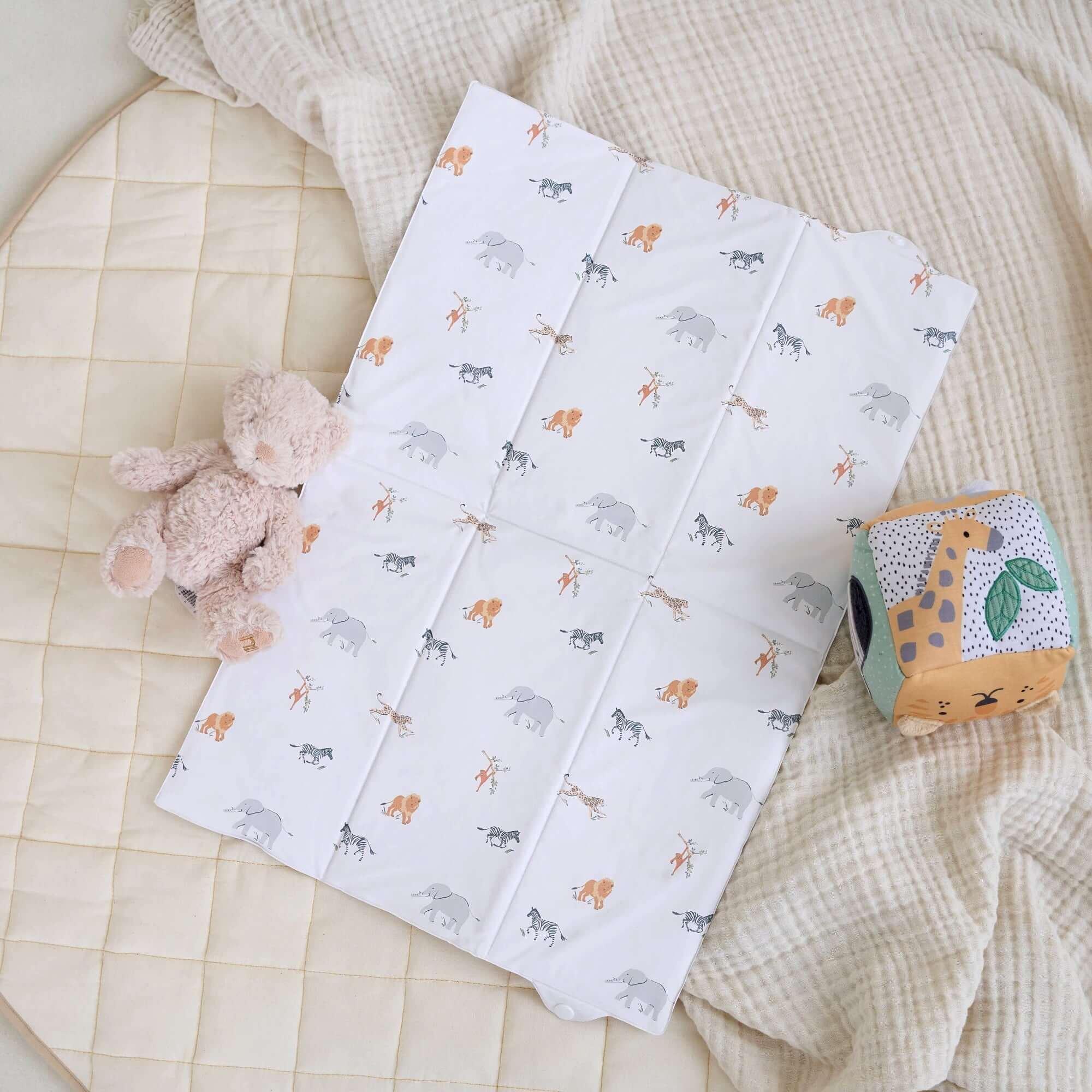 Multi - Clair De Lune - Jungle Dream Wedge and Travel Changing Mat Bundle - 5