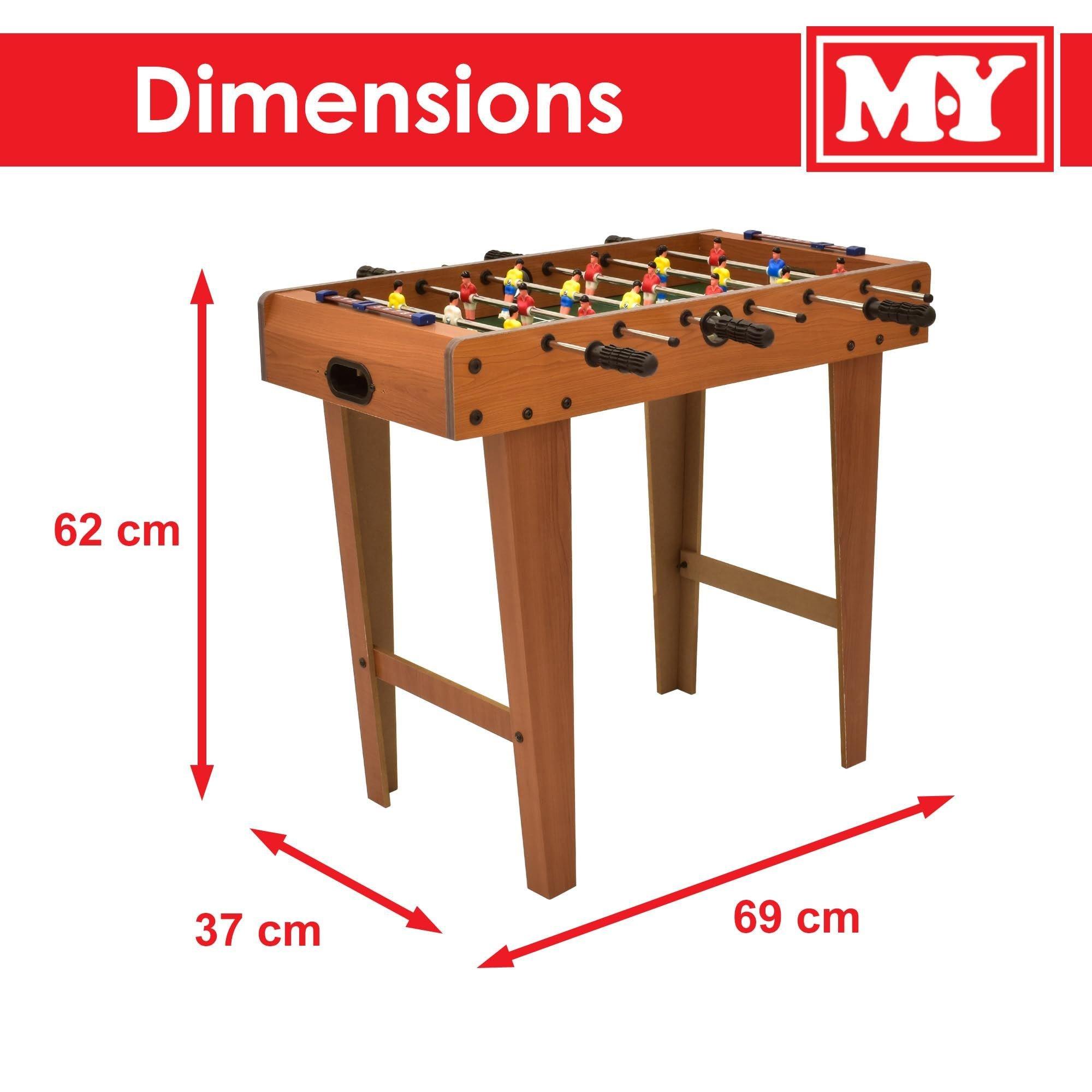 Brown & Black - Planet Direct - M.Y Deluxe Table Top Foosball Game XL - 3