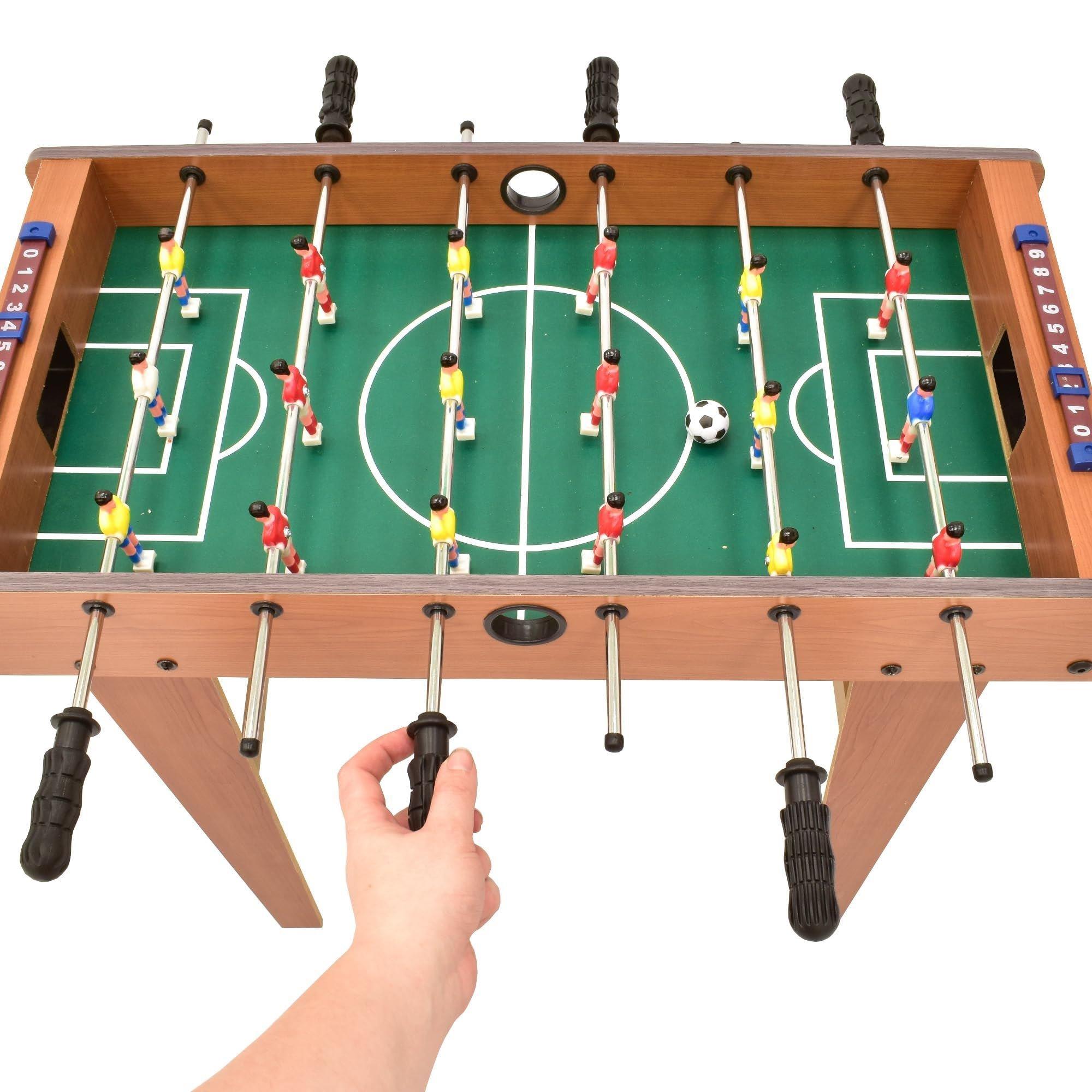 Brown & Black - Planet Direct - M.Y Deluxe Table Top Foosball Game XL - 4