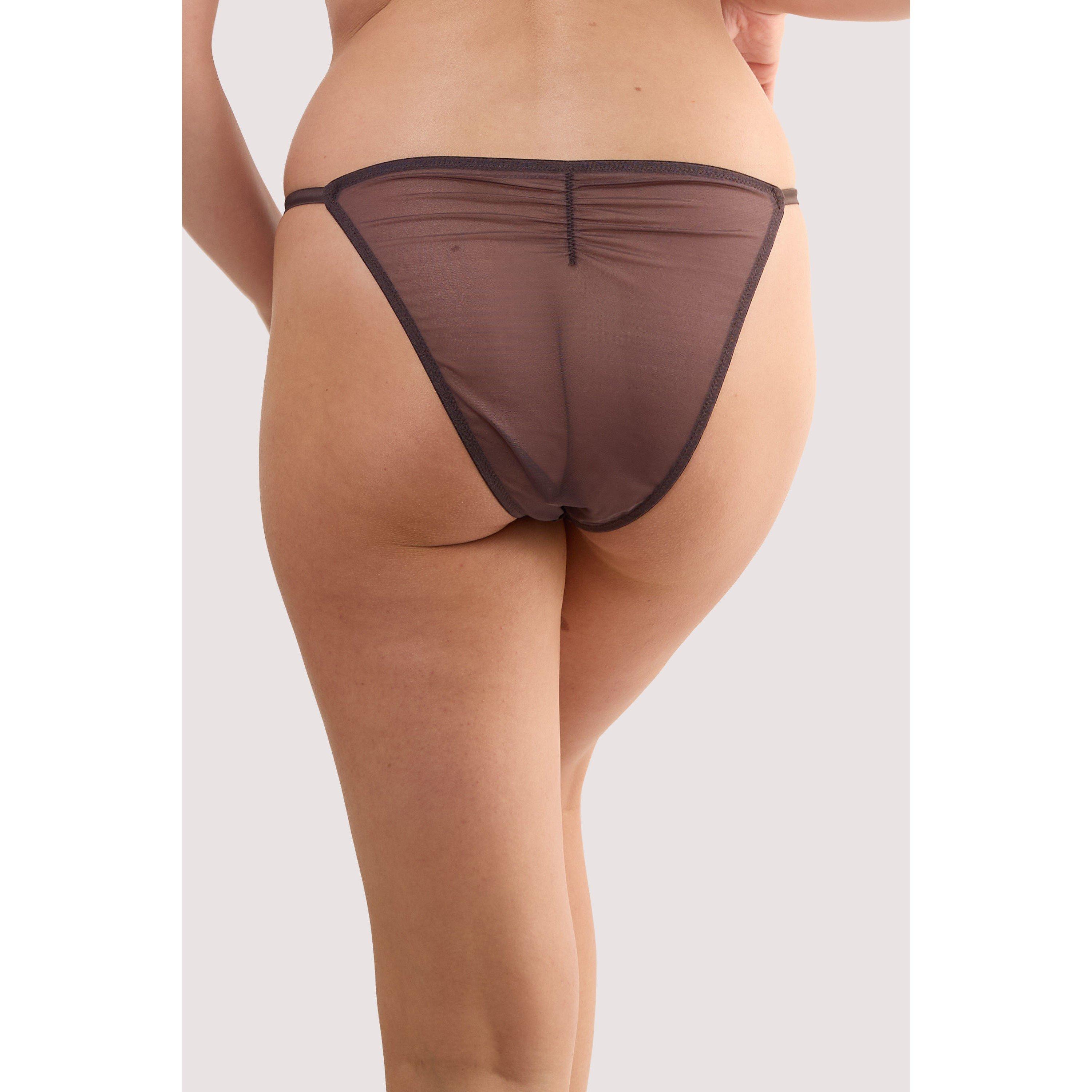 Brown - Playful Promises - Sierra Brown Embroidery Brief - 2