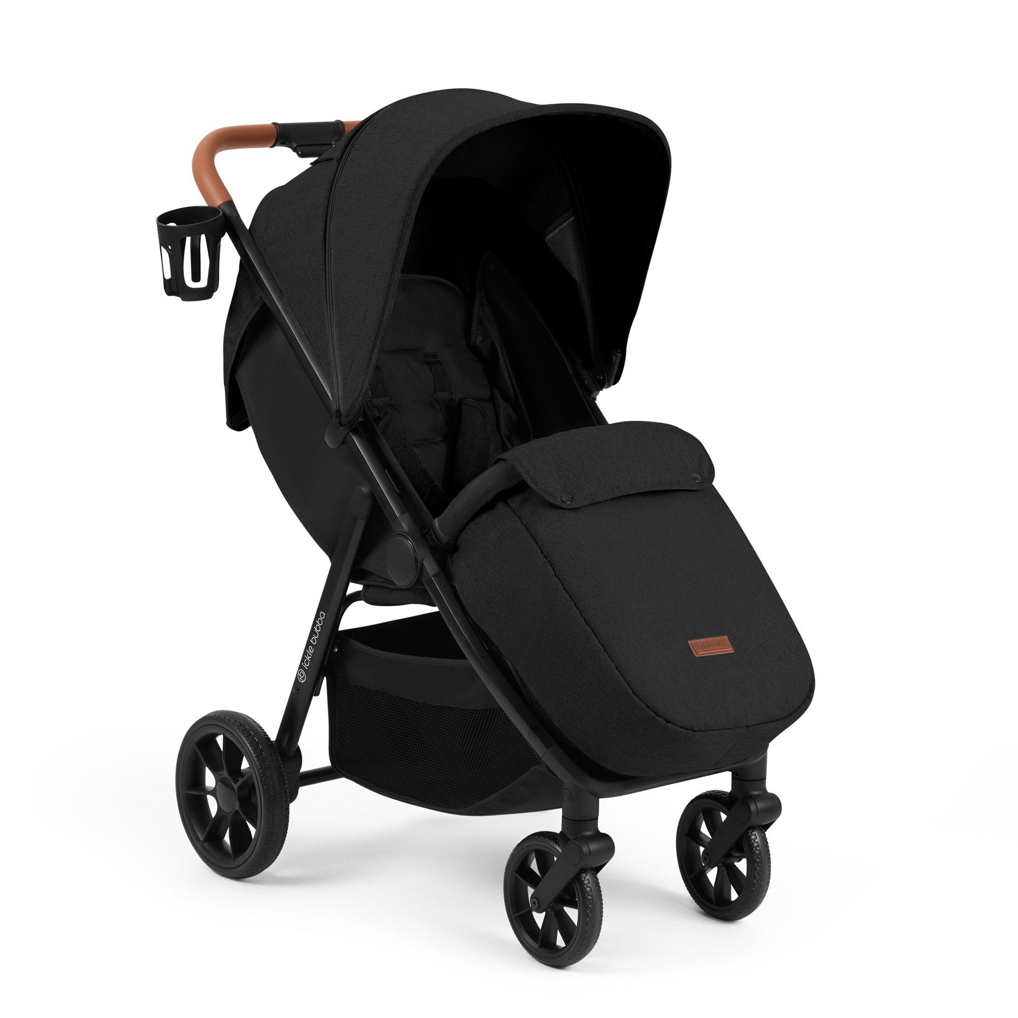 Ickle Bubba Stomp Stride Max Stroller - Midnight Black - Suitable from Birth to 22kg - Image 5