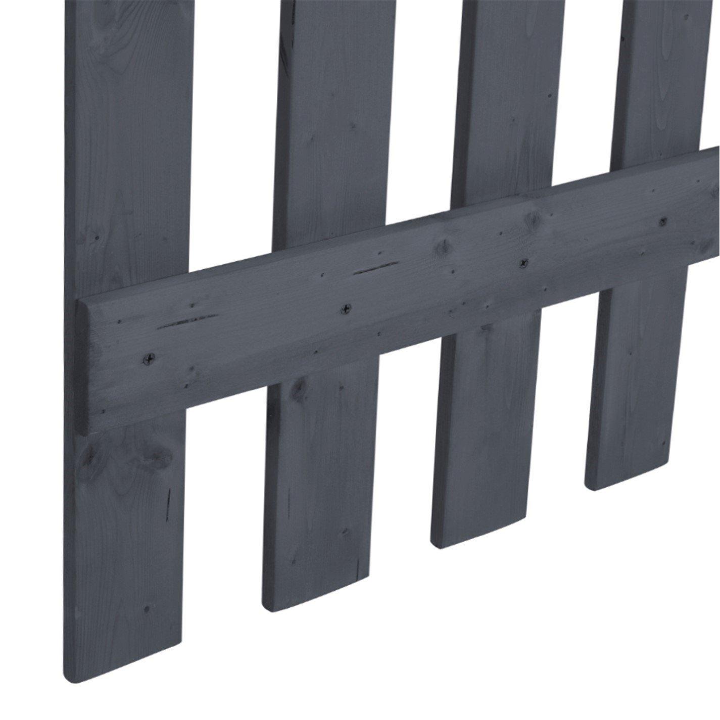 Grey - Breeins - 150cm H Garden Wood Fence Gate with Latch - 3