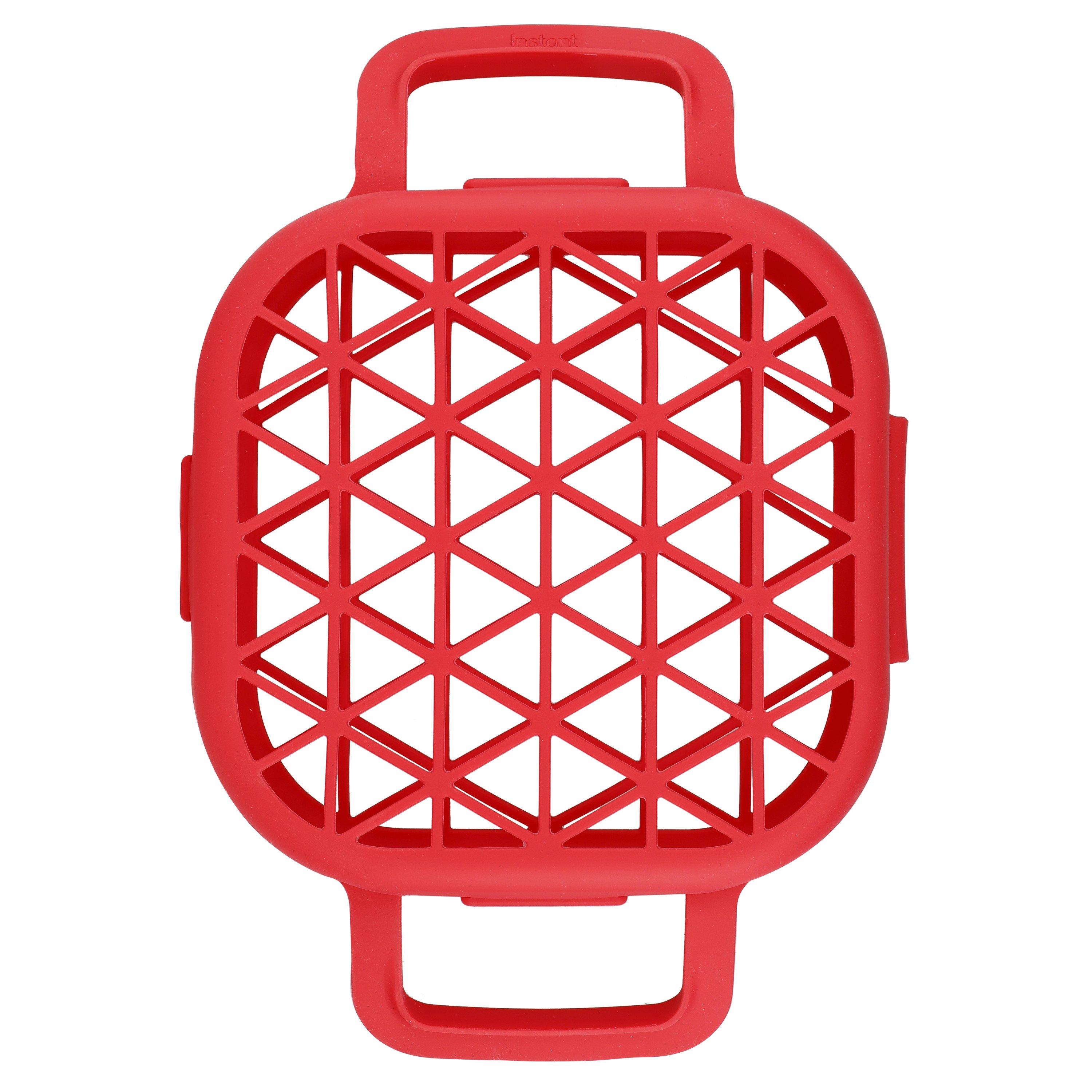 Red - Instant Pot - Air Fryer Silicone Grill Cage - 2