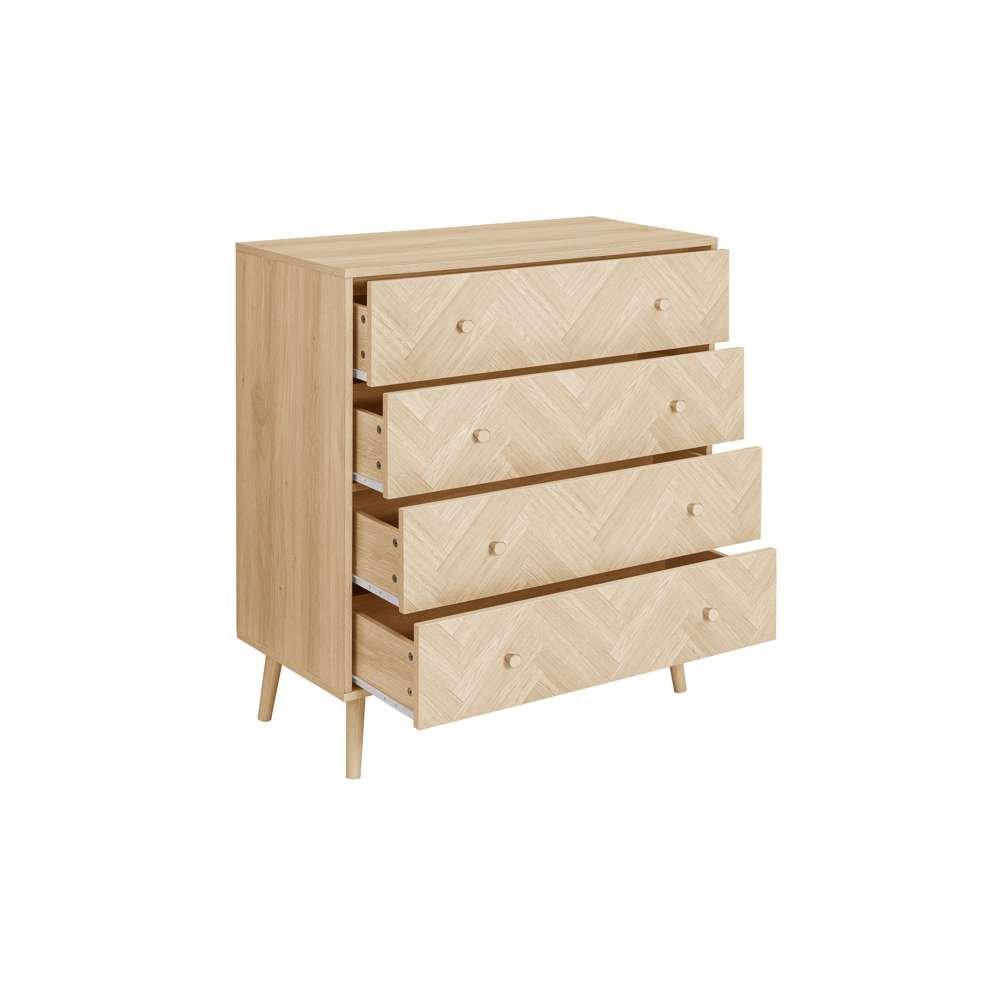 Nude - Birlea - Herringford 4 Drawer Chest - 6