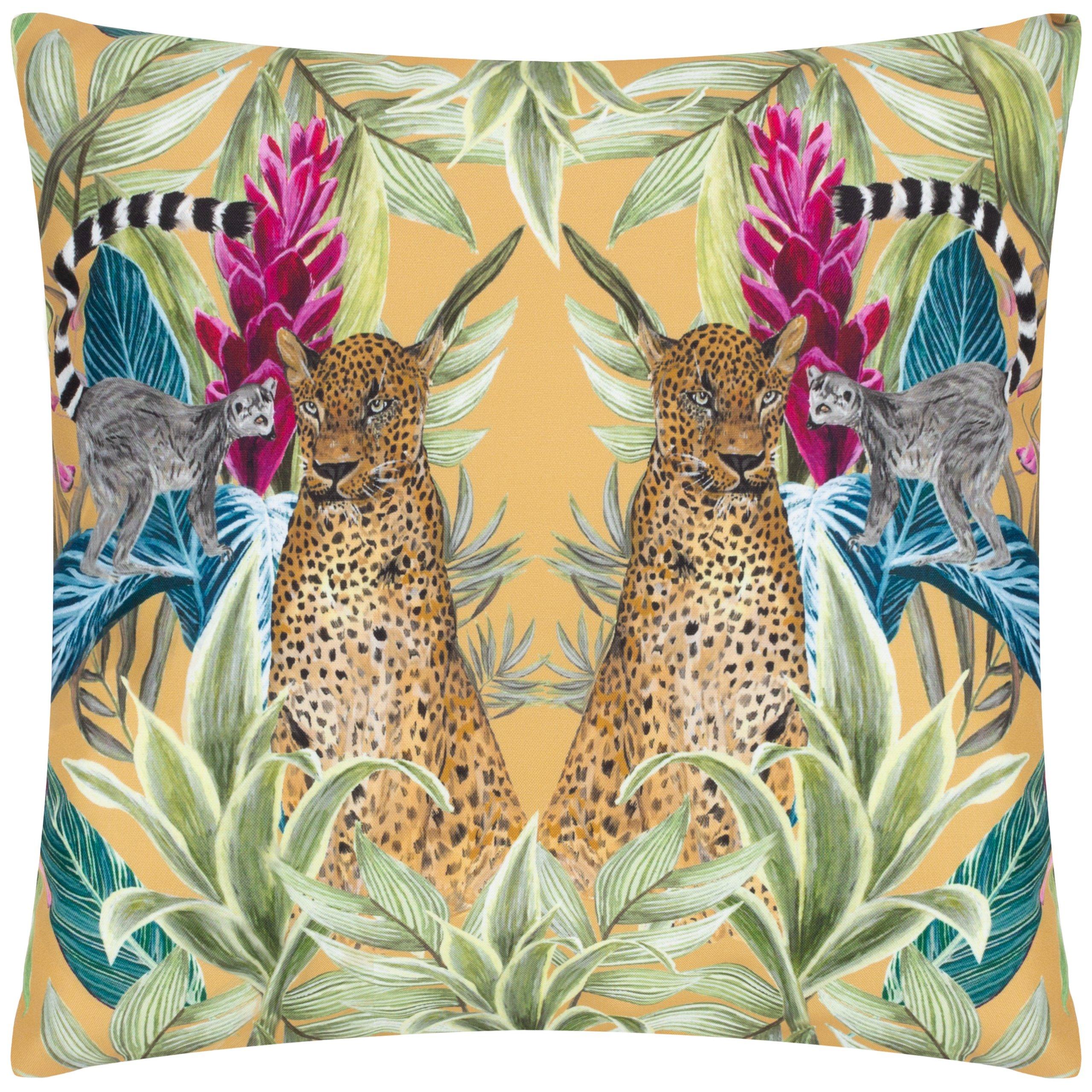 Multicolour - Wylder - Kali Leopards Exotic Outdoor Cushion - 1