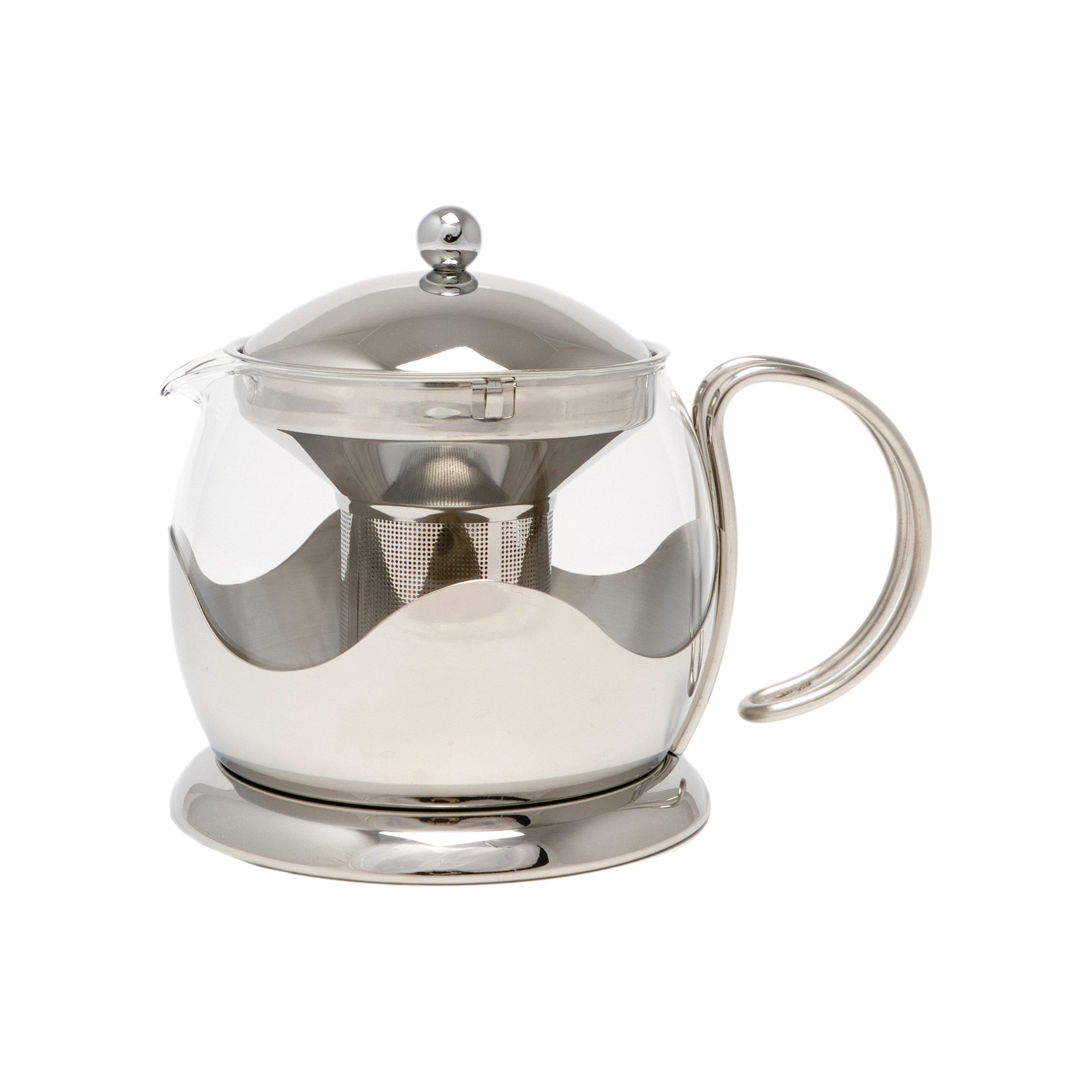 Silver - La Cafetiere - La Cafetière Izmir Glass Tea Infuser - 1