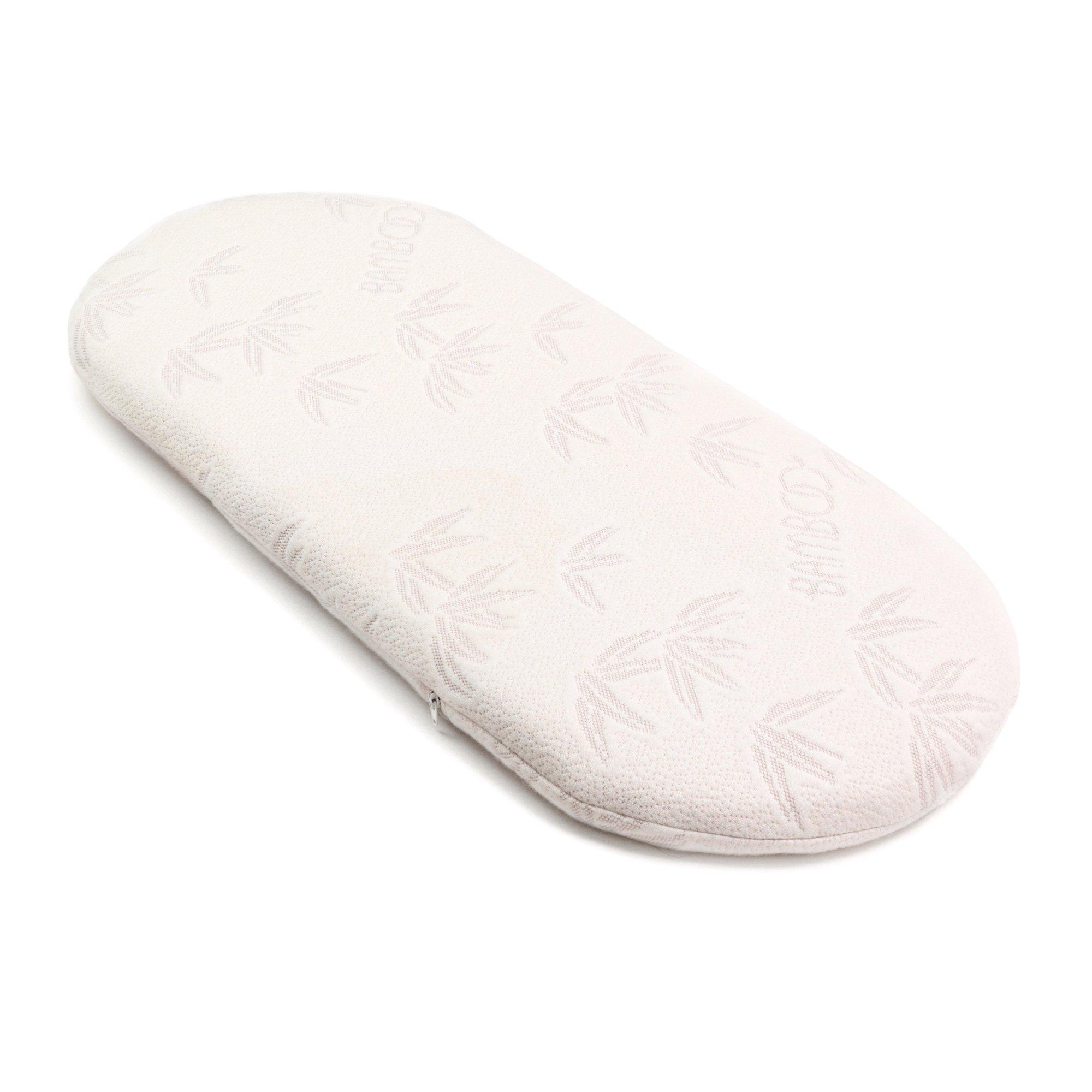 Cream - Clair De Lune - Cream Organic Palm Moses Basket with Rocking Stand - 6